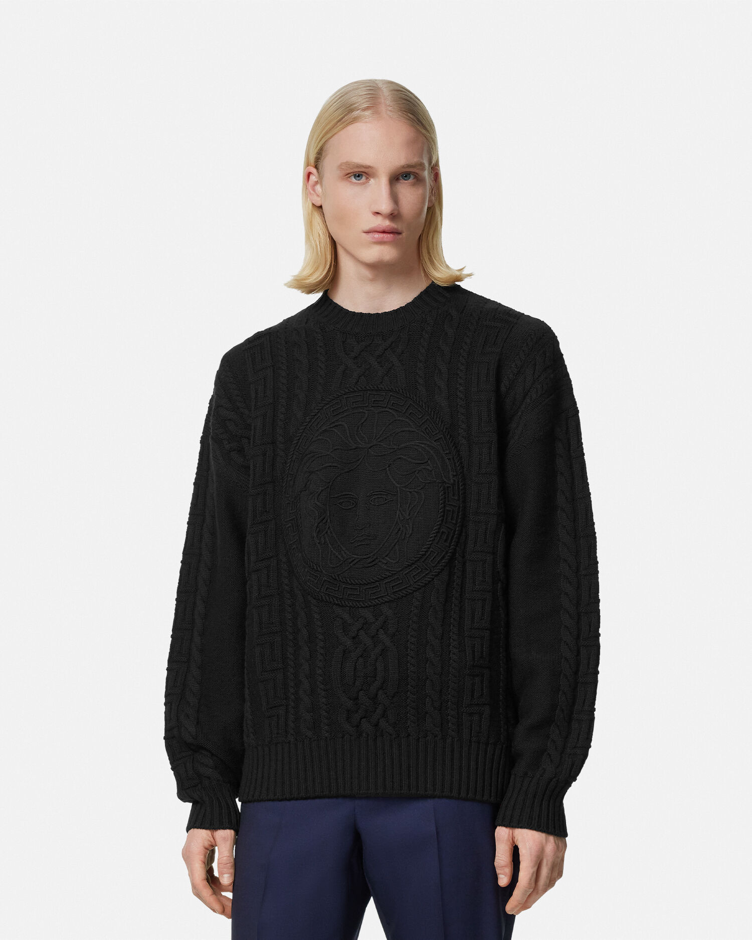 Versace knit sweater shop