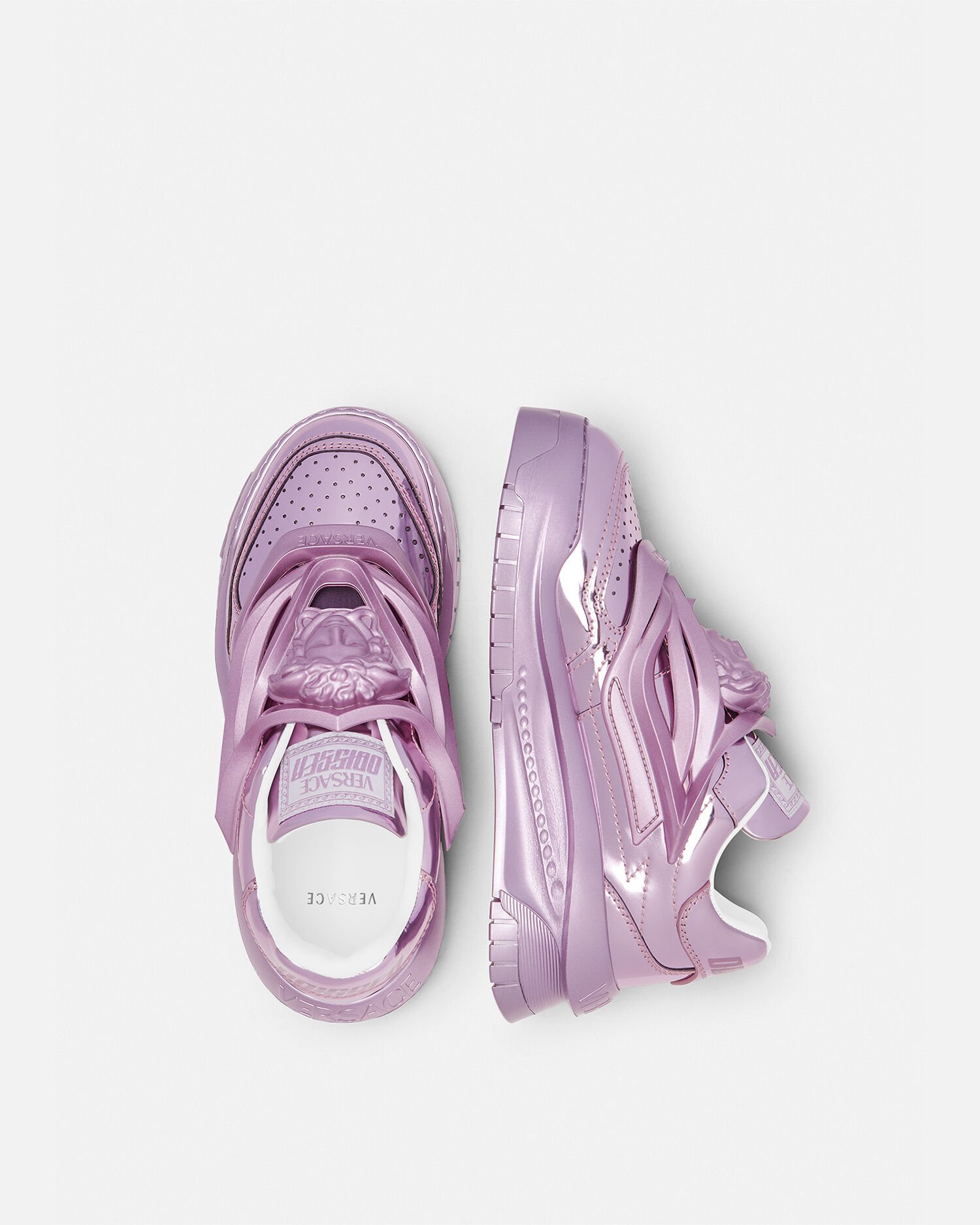 Versace shoes top purple