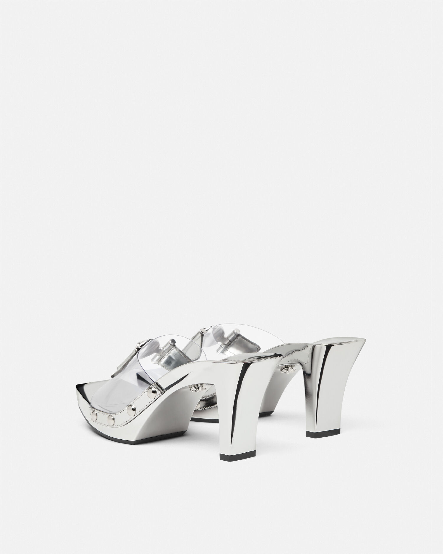 Versace transparent heels sale