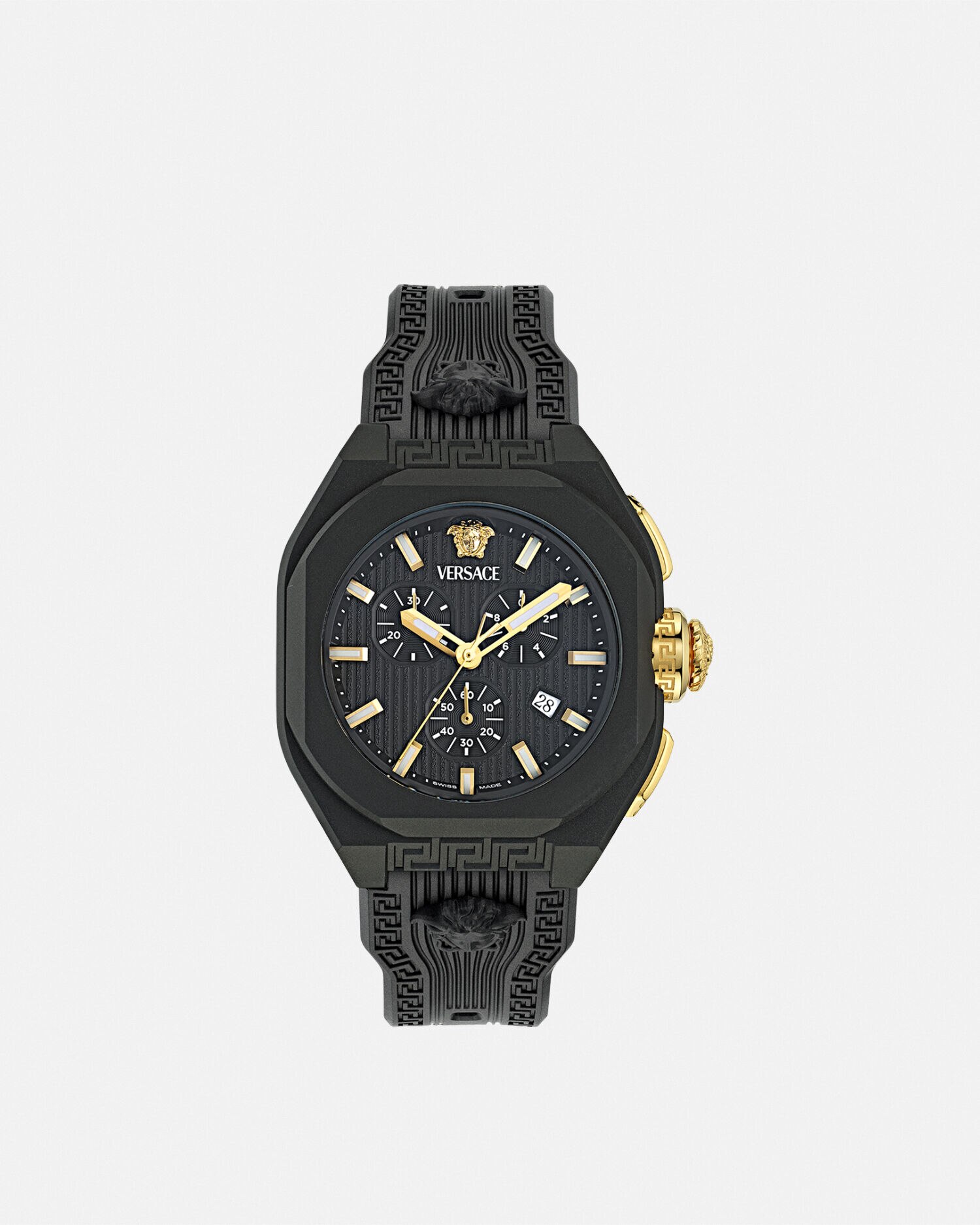 V Legend Chrono Watch Black VERSACE