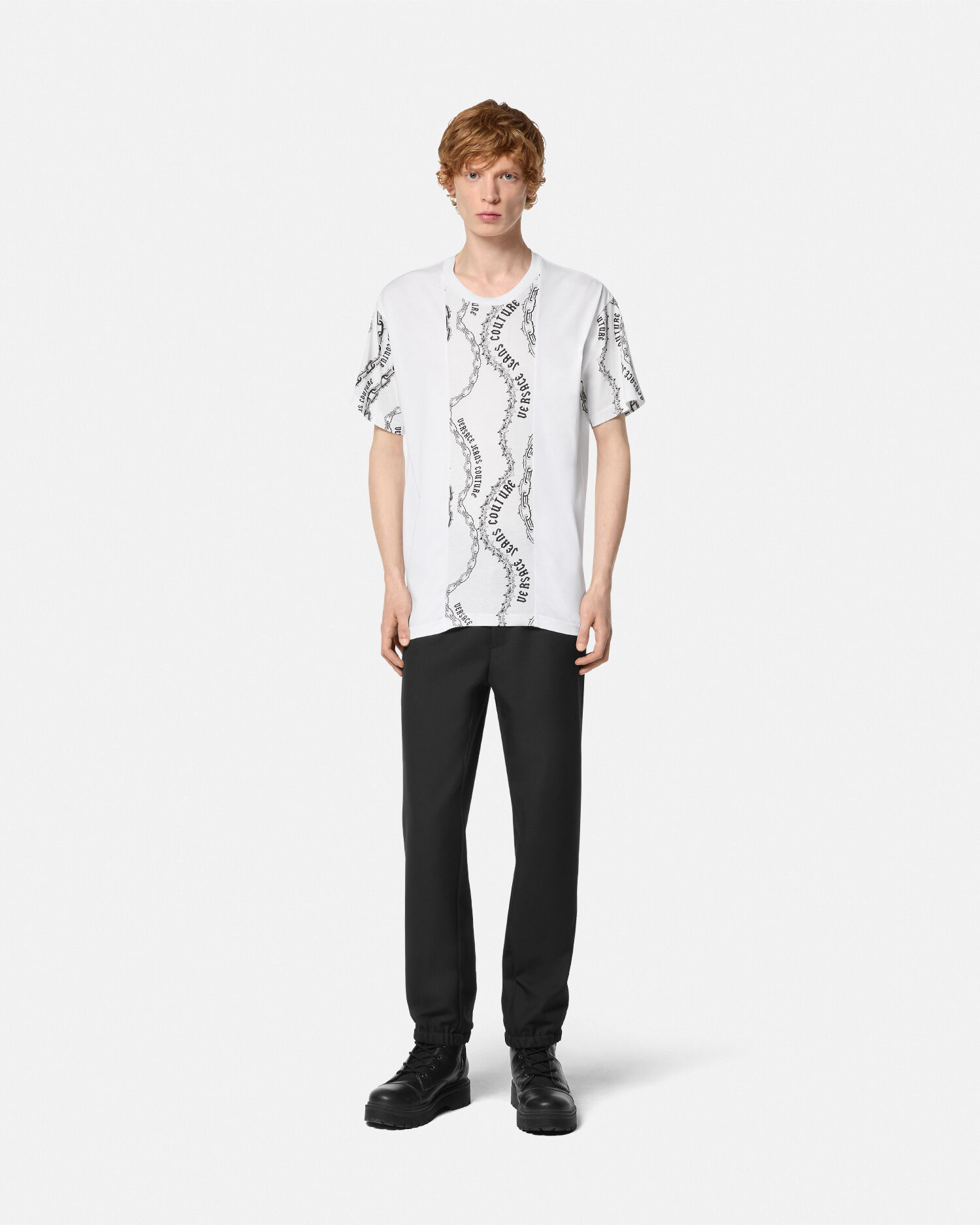 Versace chain t shirt sale