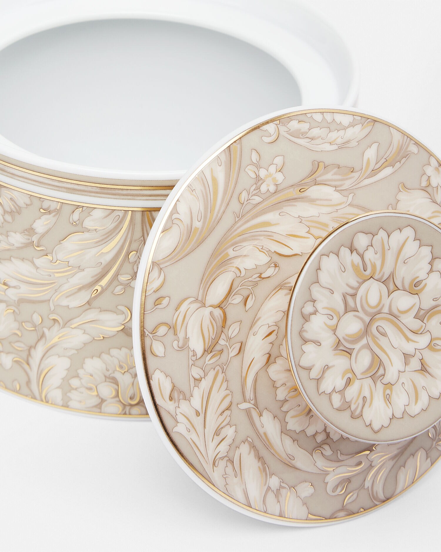 Barocco Beige Sugar Bowl