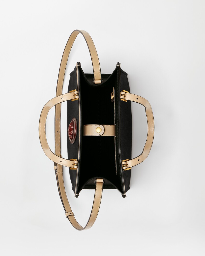 Rivi&egrave;re Canvas Tote Black 5