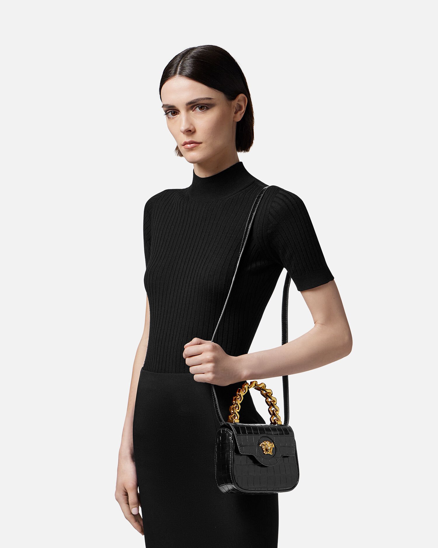 Petit sac effet deals croco