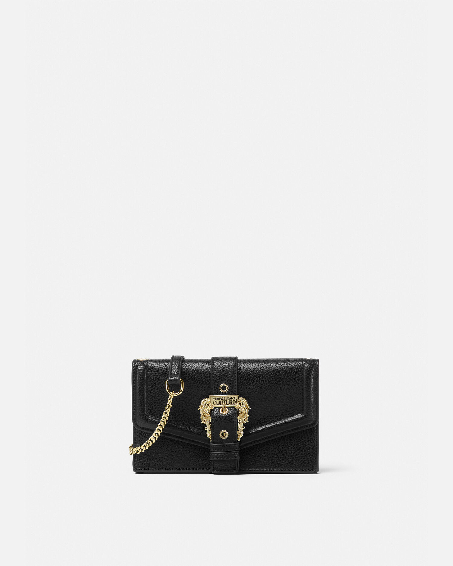 Versace black clutch hotsell bag
