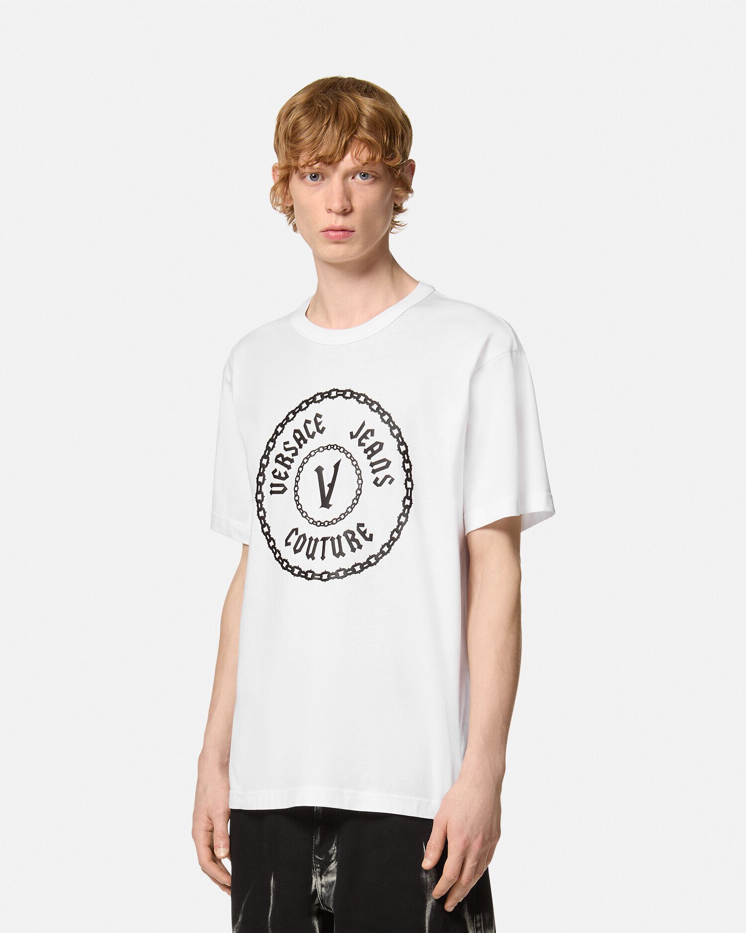 Versace t shirt fit cheap