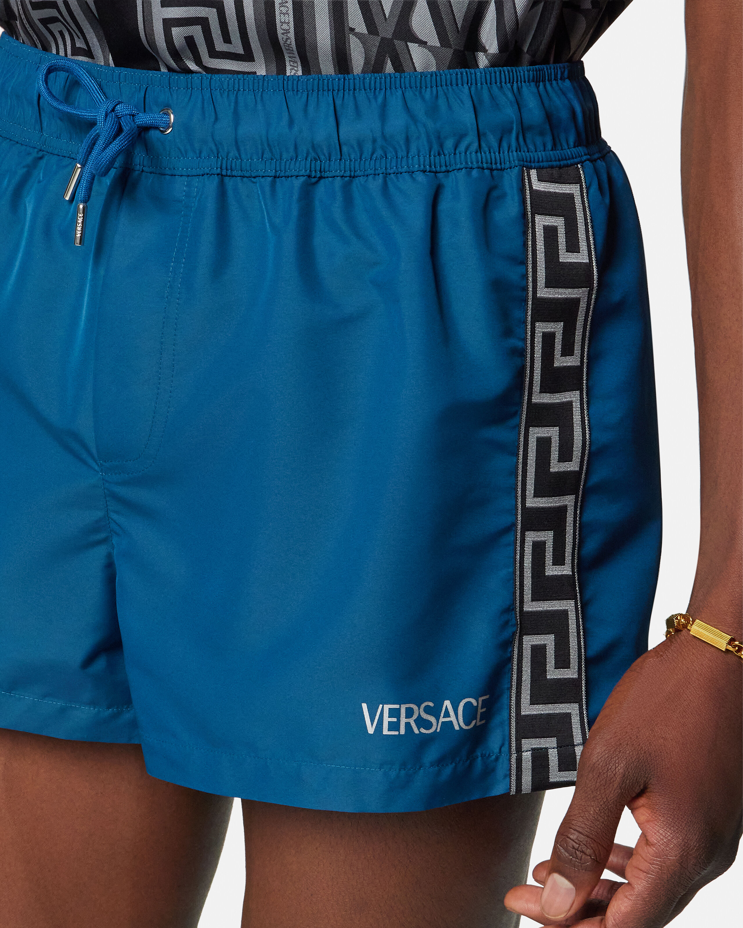 Swim Shorts Blue | VERSACE US