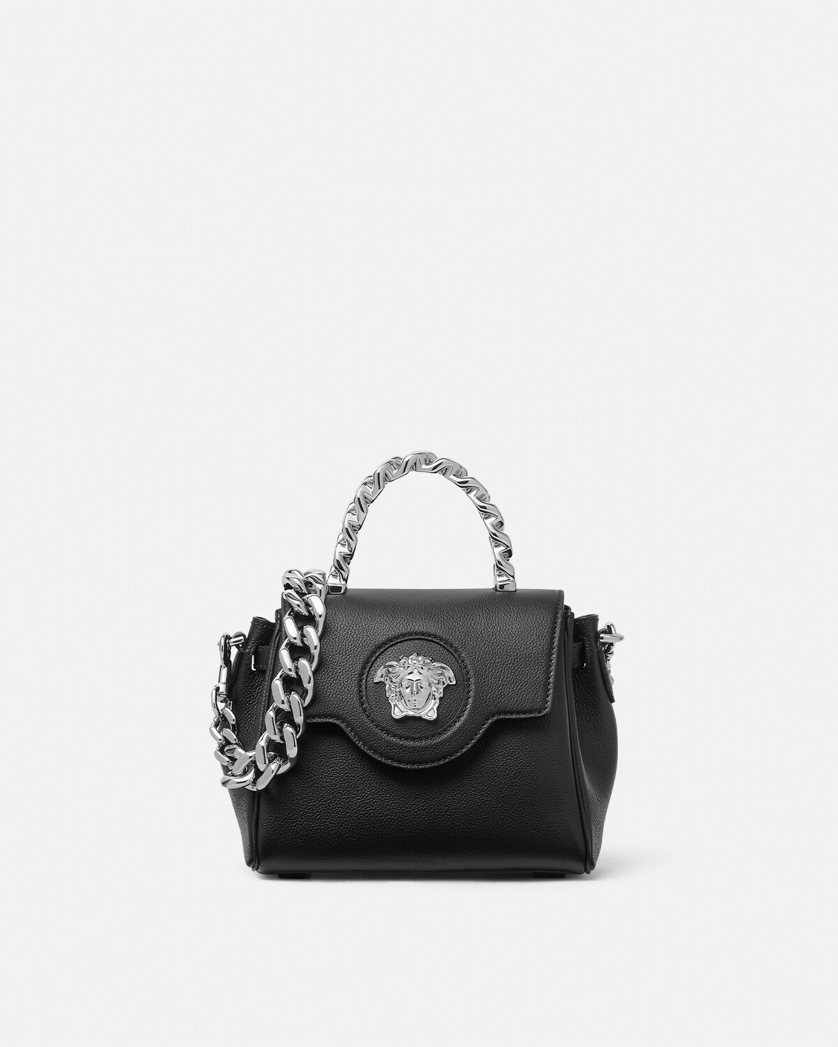 La Medusa Small Handbag Black | VERSACE
