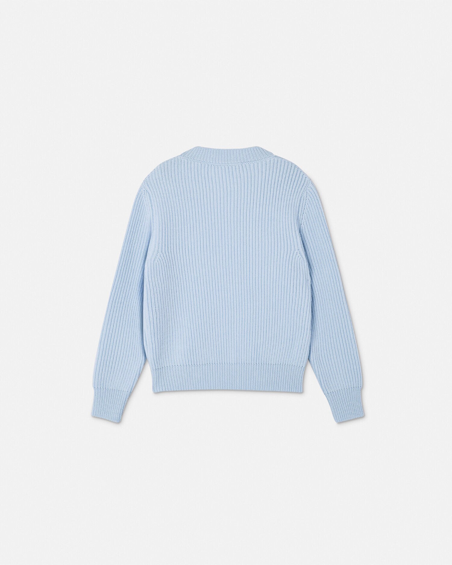 1978 Re Edition Logo Kids Sweater Blue VERSACE US