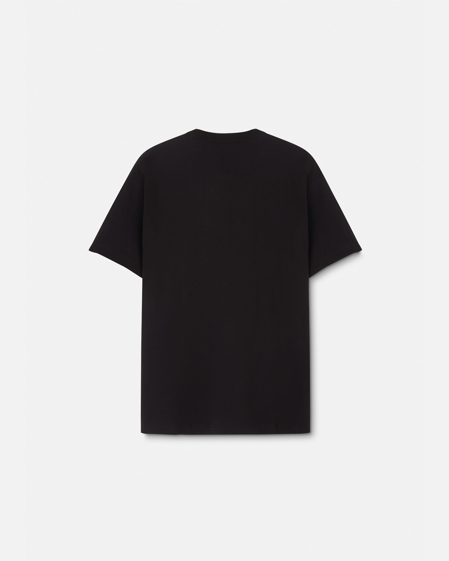 Versace jeans crew neck logo t shirt black on sale