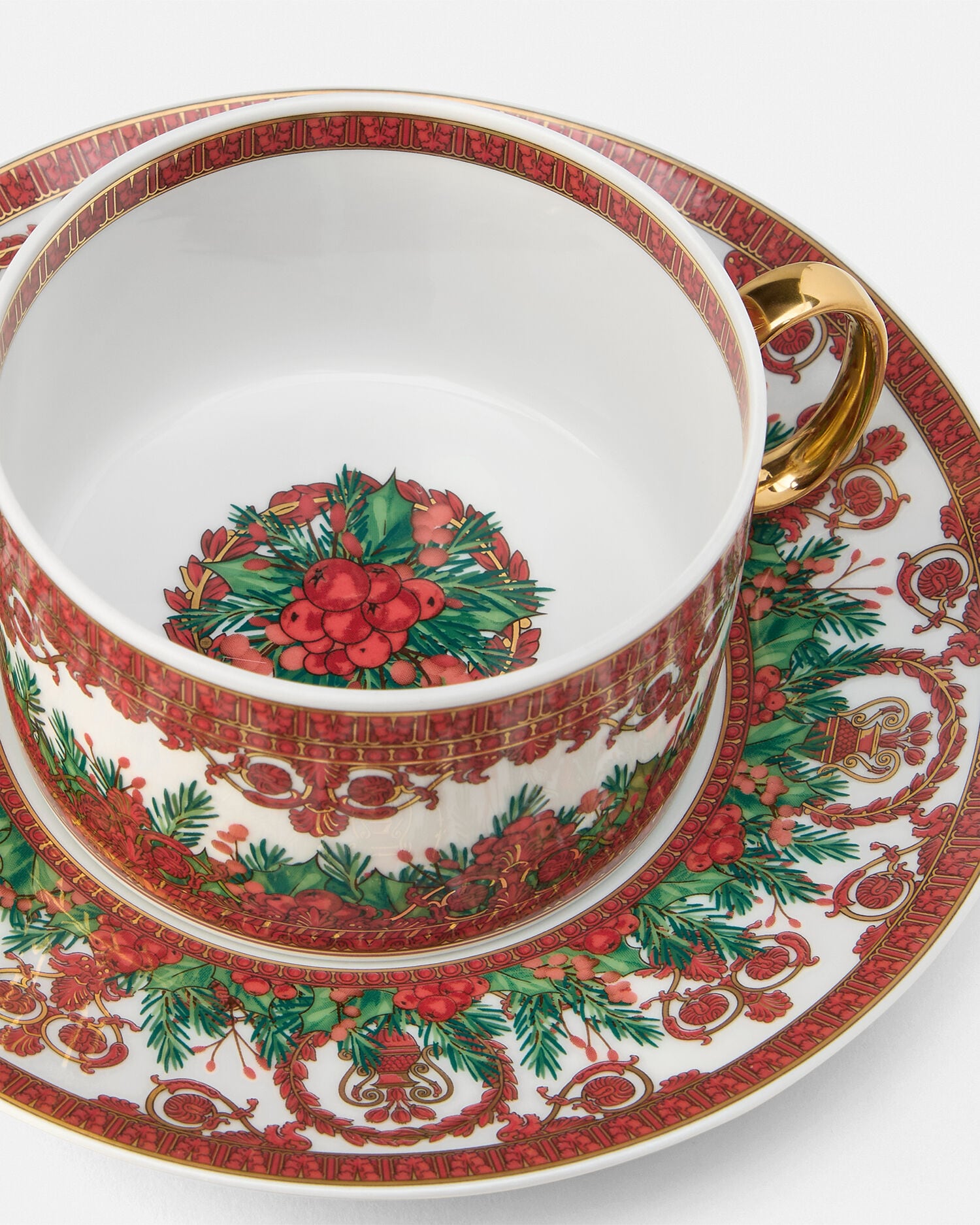 Medusa Garland Tea Cup & Saucer 