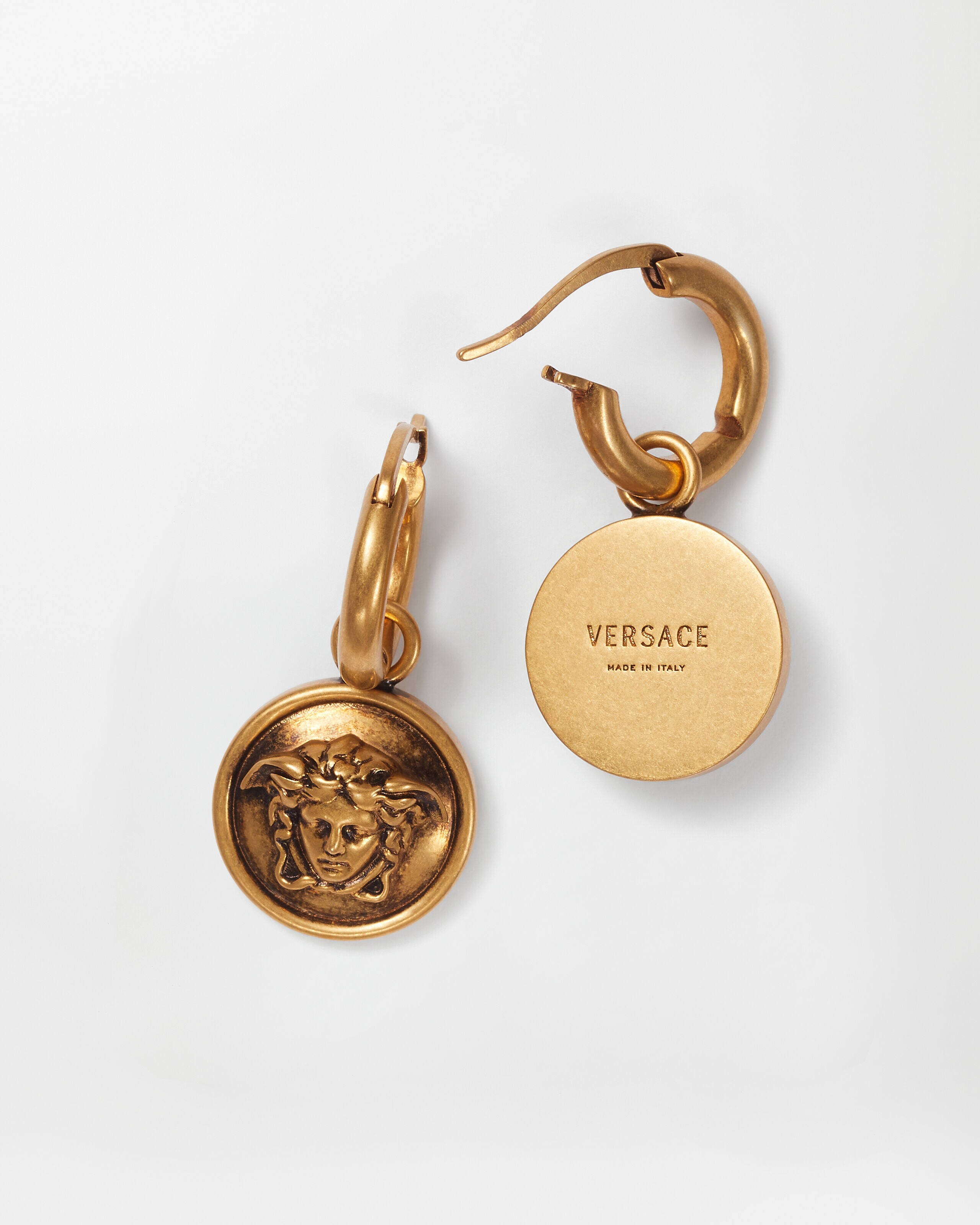 Medusa Earrings Gold | VERSACE US