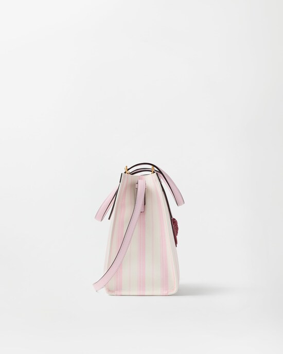 Rivi&egrave;re Printed Canvas Tote Pink 2