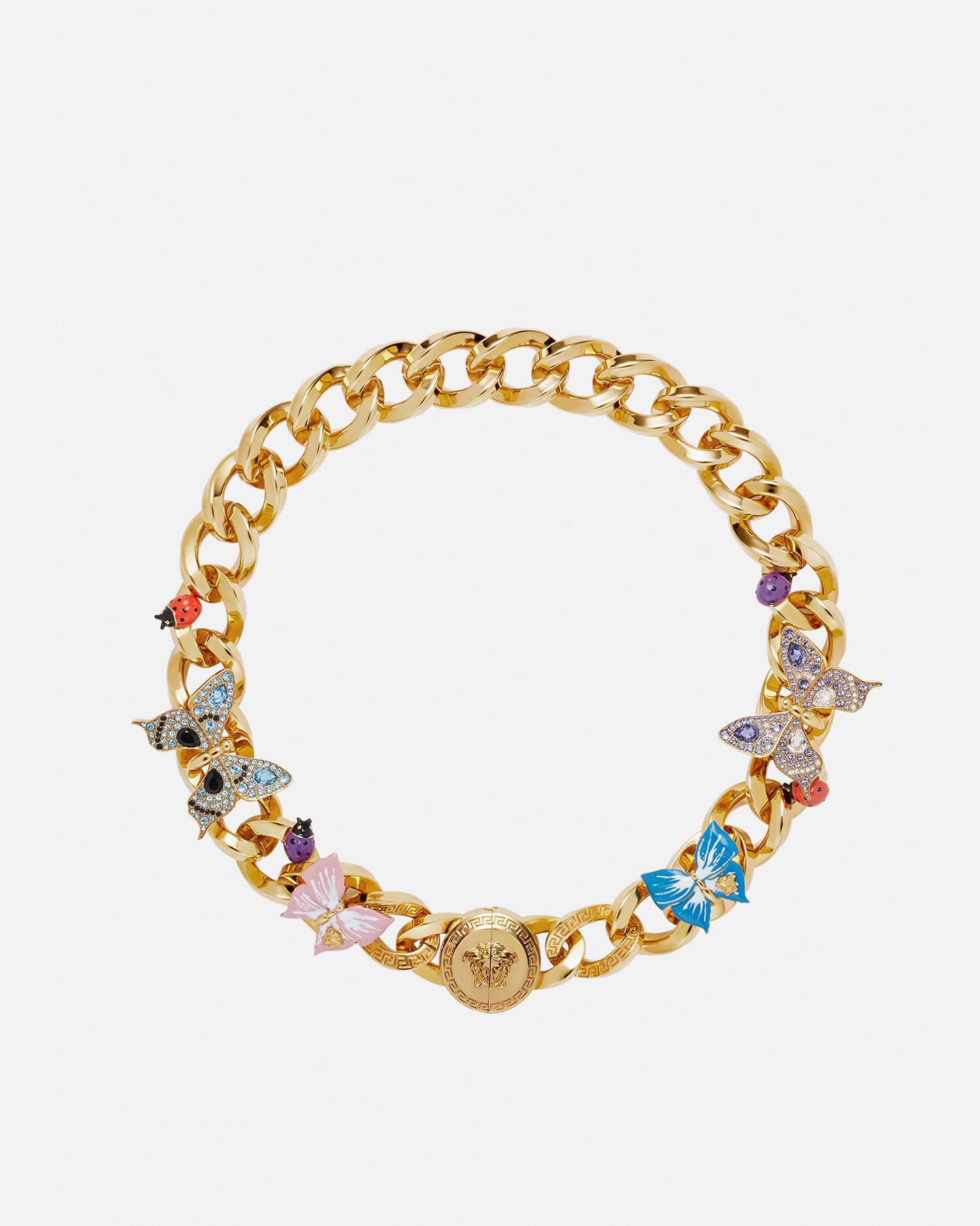 Versace crystal deals necklace