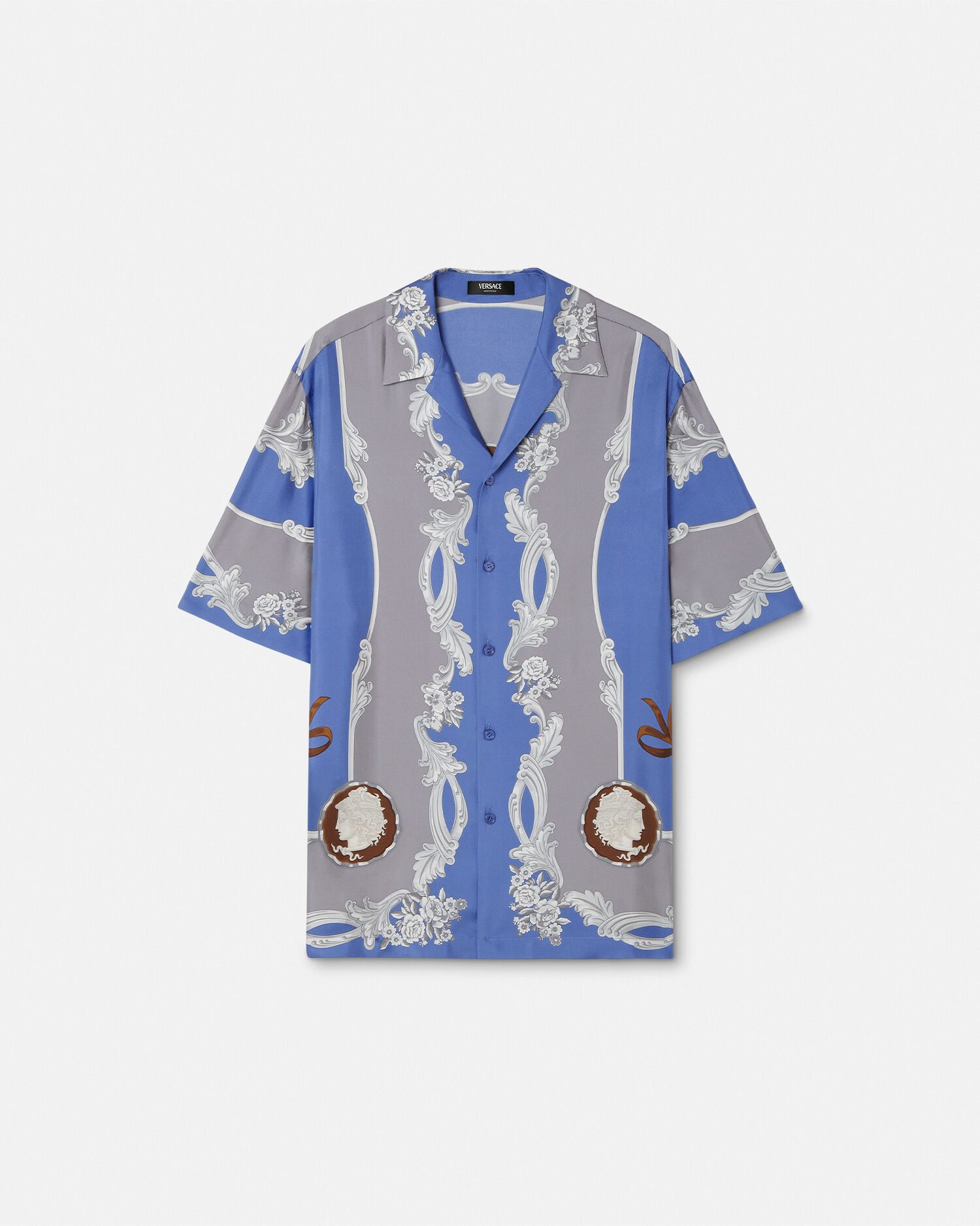 定価22万円】ヴェルサーチ☆長袖シルクシャツ メデューサ