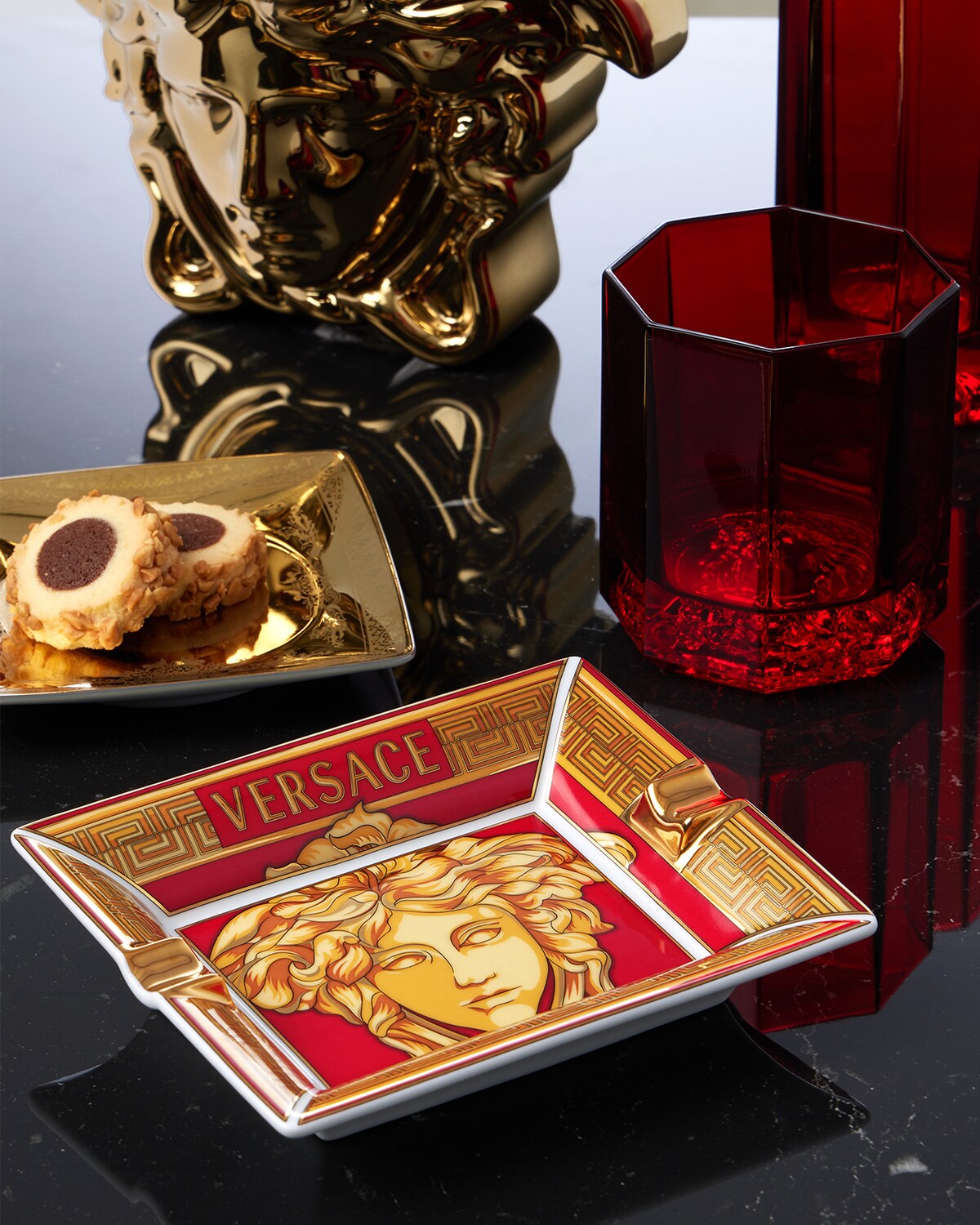 Versace Medusa Amplified Ashtray Home Collection Online Store EU
