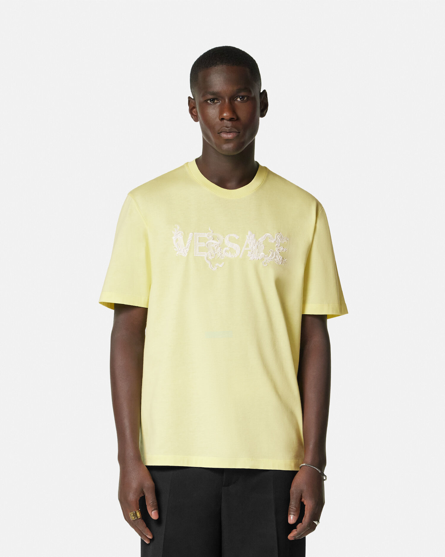 Yellow versace t shirt sales