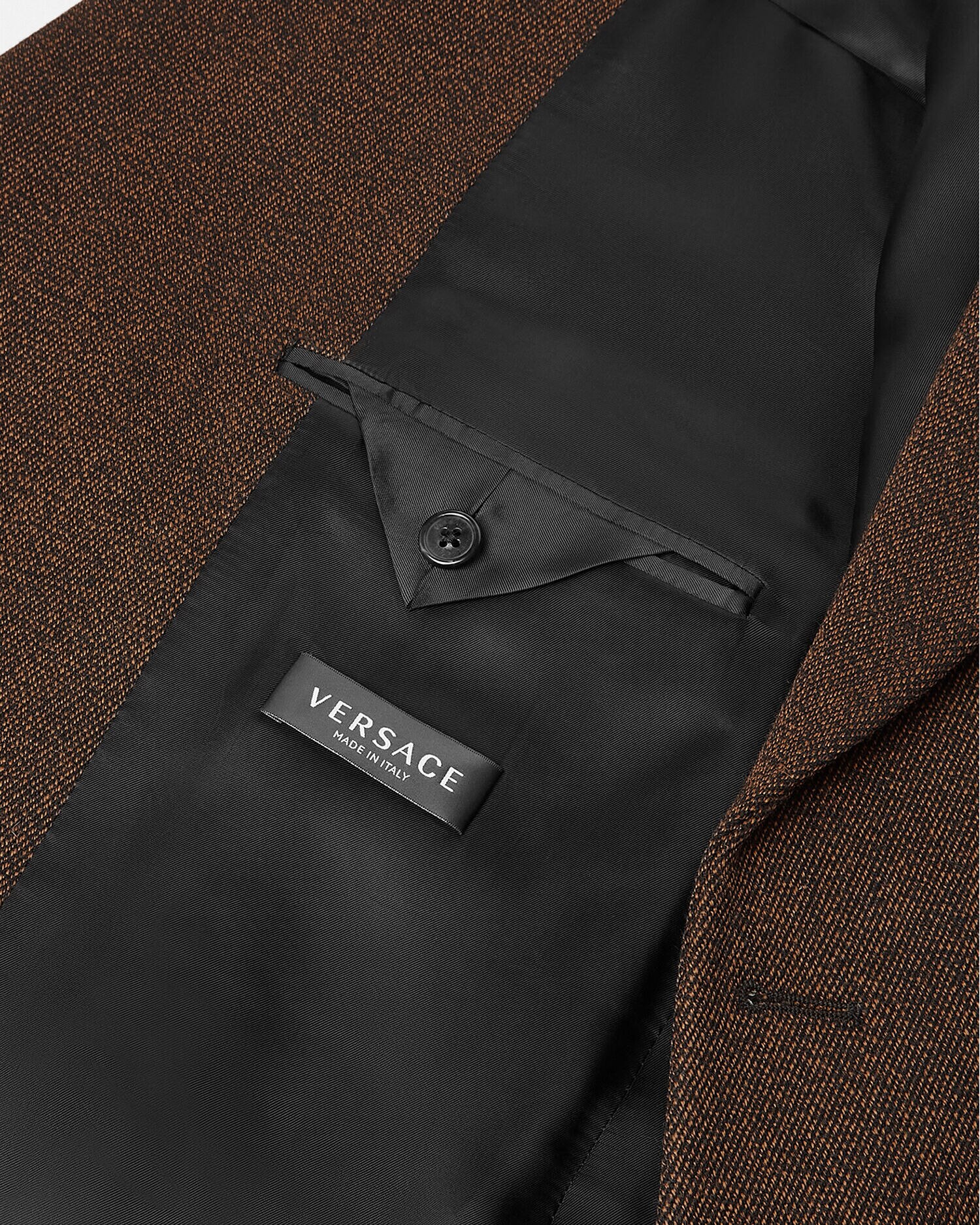 Versace Moulin Wool Double Breasted Blazer VERSACE