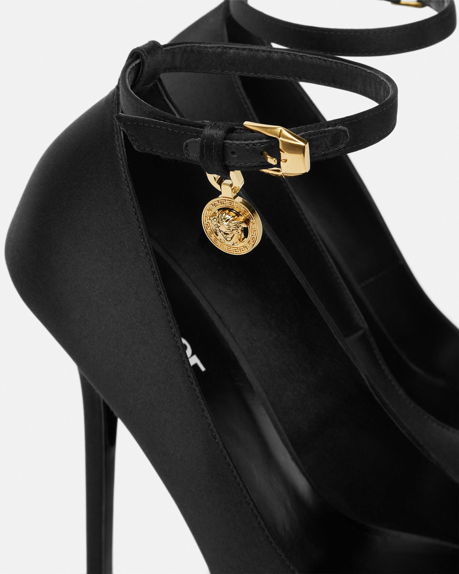 Versace heels black shop