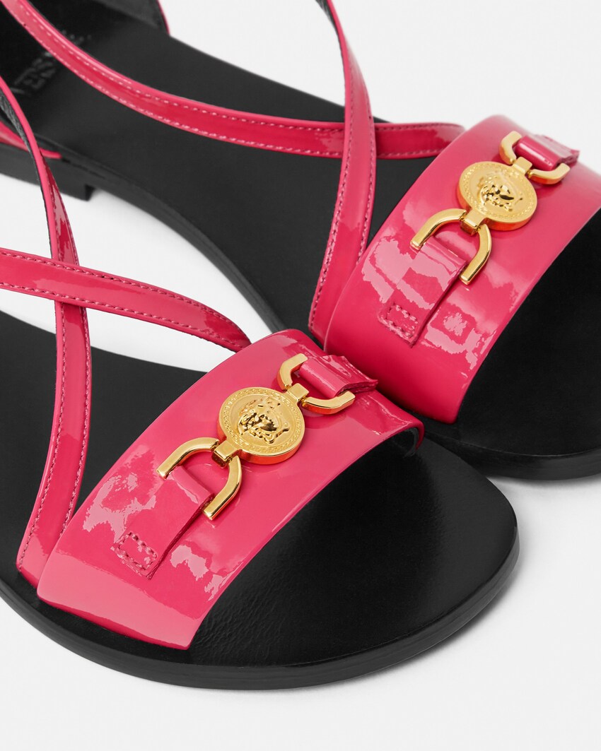 Kids Medusa '95 Patent Leather Sandals  Pink 2