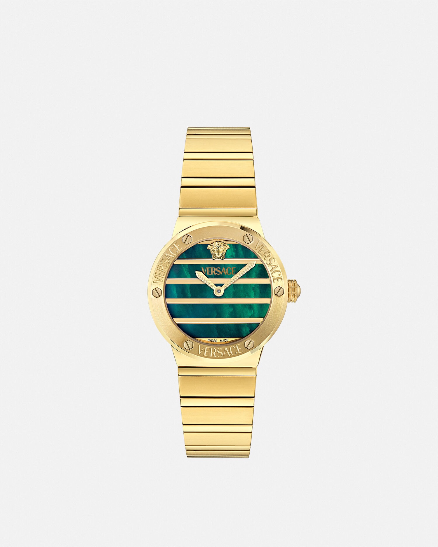 Versace greca logo pearl watch
