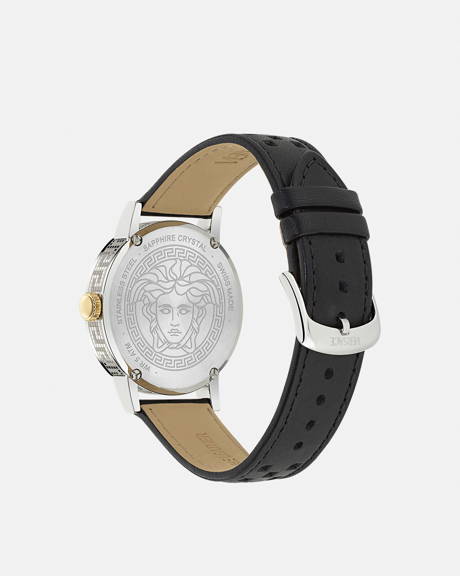 Albireo Watch Black,Silver | VERSACE US