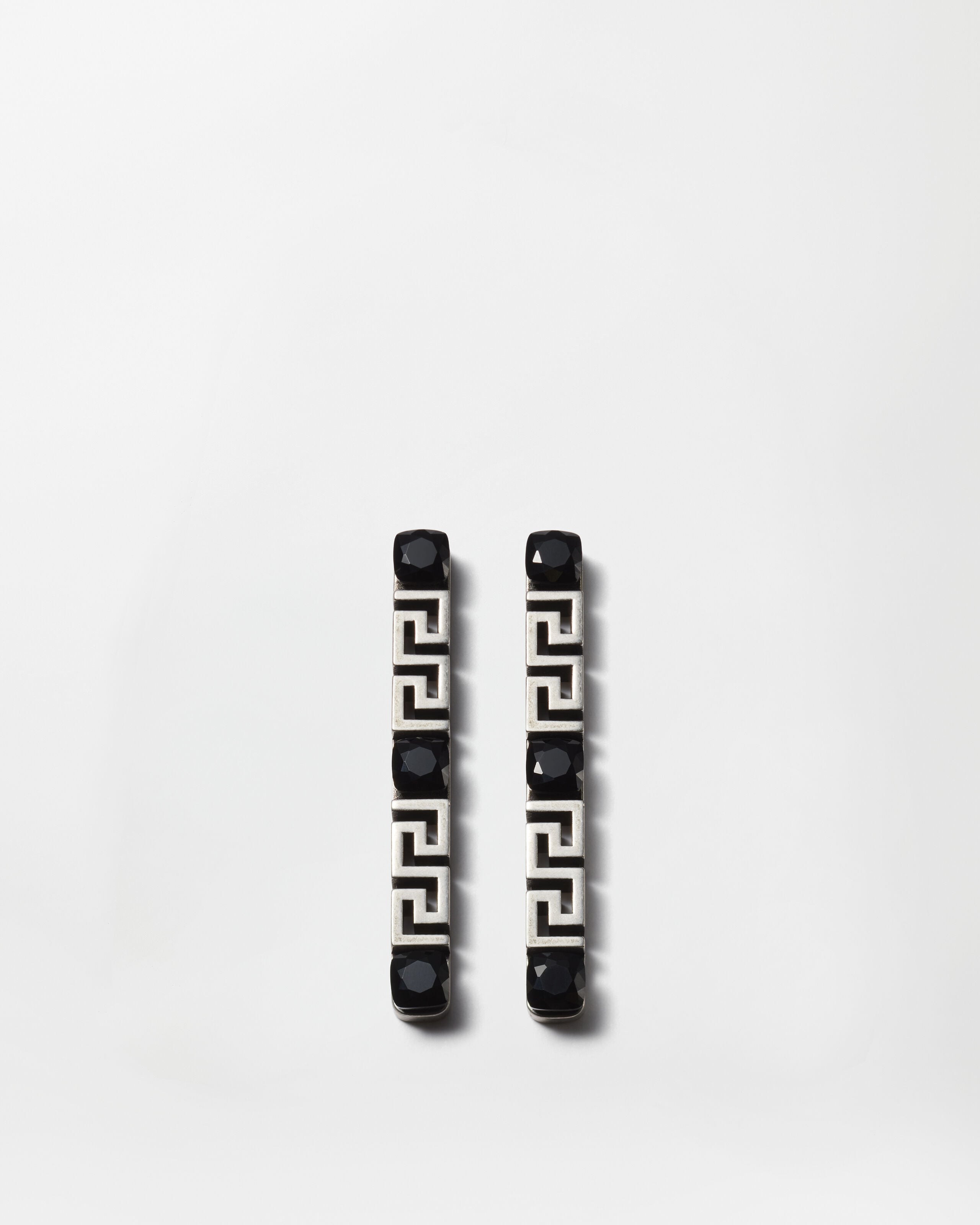 Greca Earrings Silver | VERSACE US