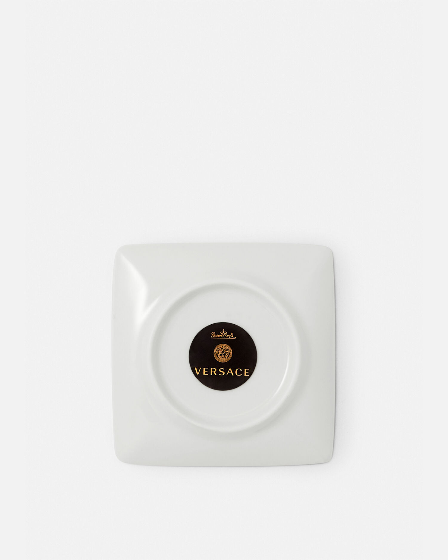 Barocco Square Plate 12 cm Pink | VERSACE