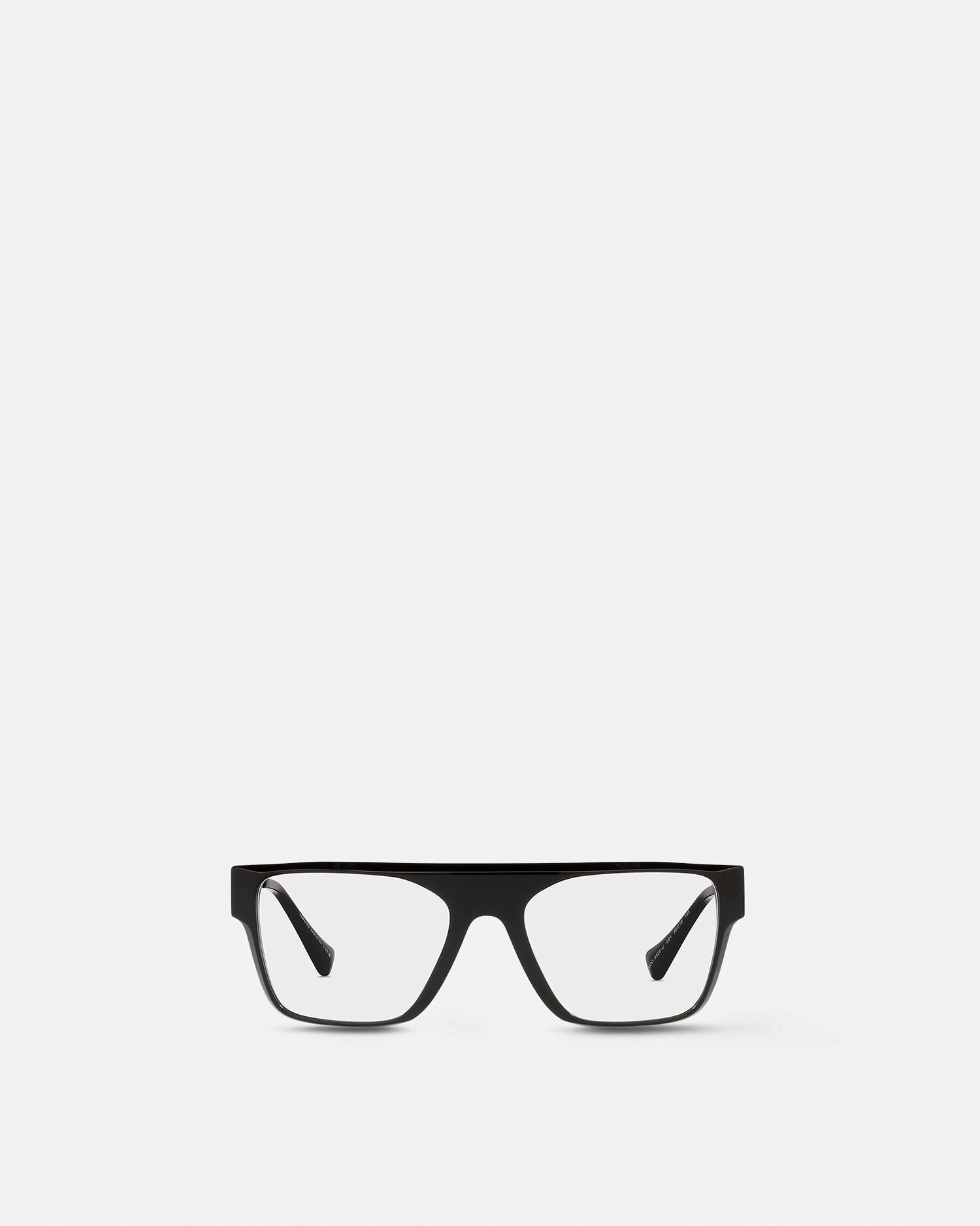Lunettes 90s Vintage Logo Noir Or VERSACE