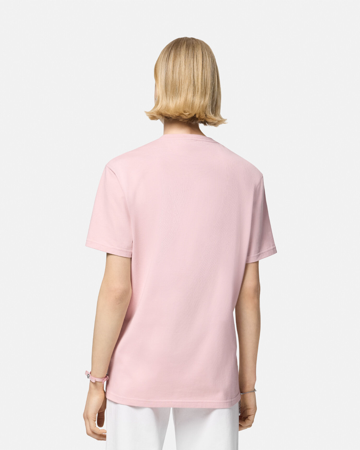 Versace pink t shirt best sale