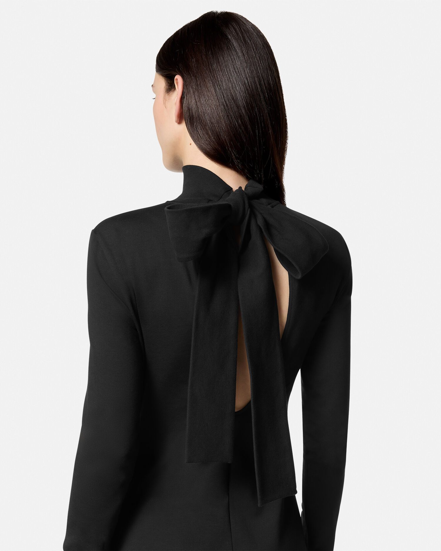 Robe de soiree a logo gothique VERSACE