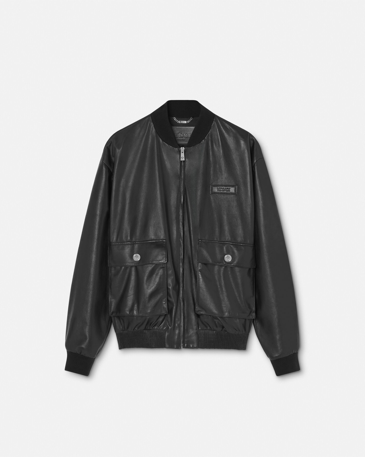 Versace women's leather jacket discount