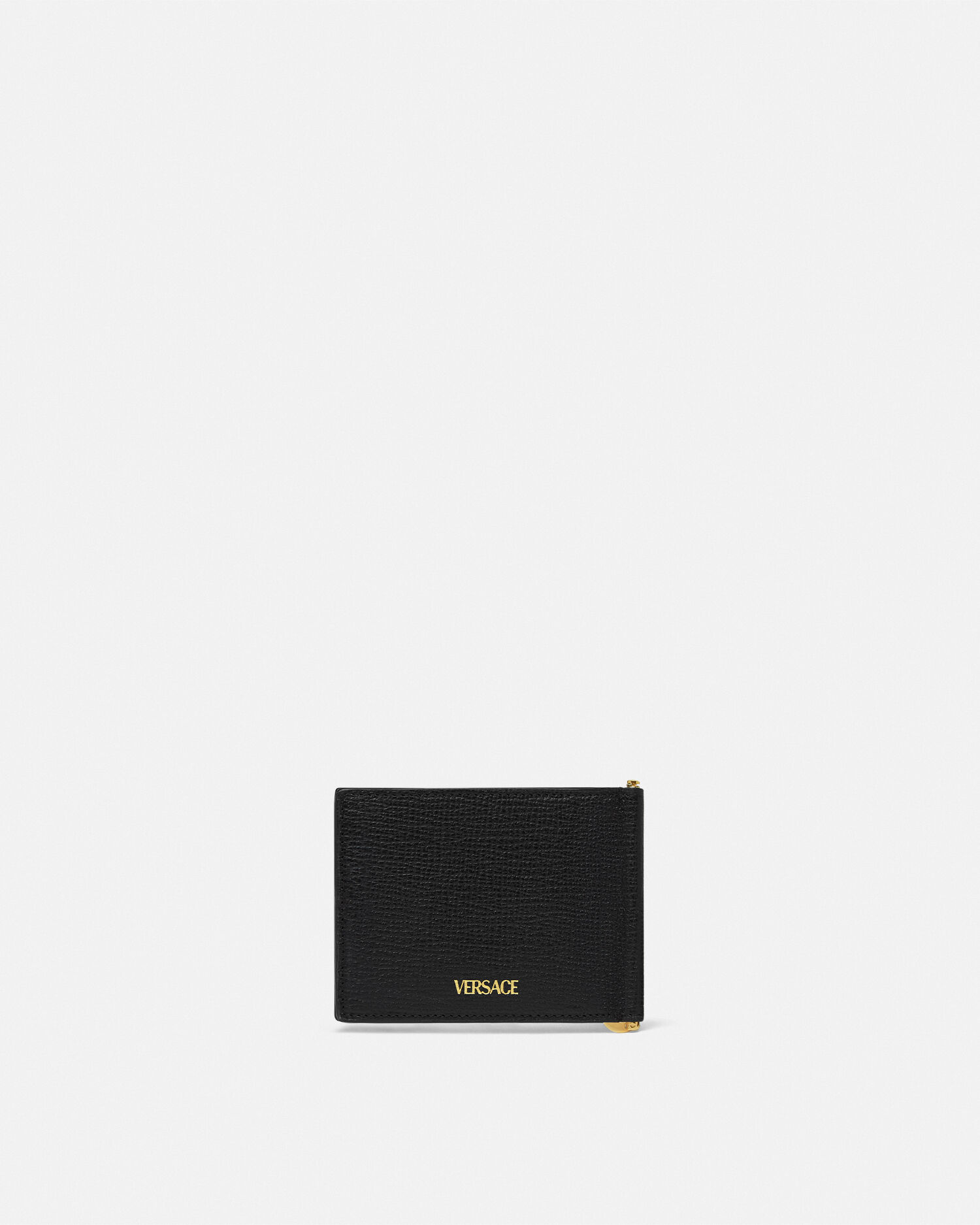 Medusa Biggie Leather Clip Wallet