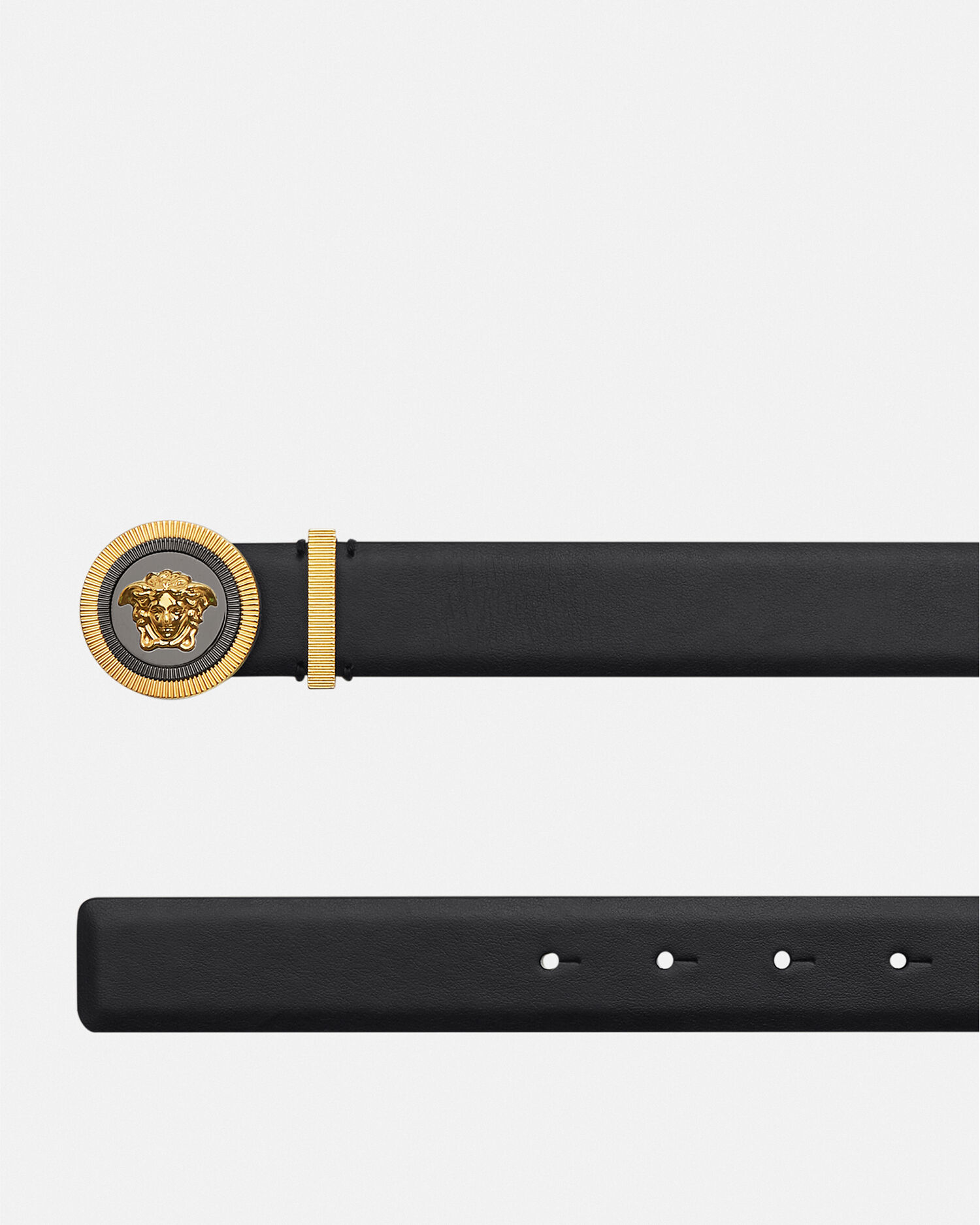 Versace Medusa Biggie Leather Belt for Men Online Store EU