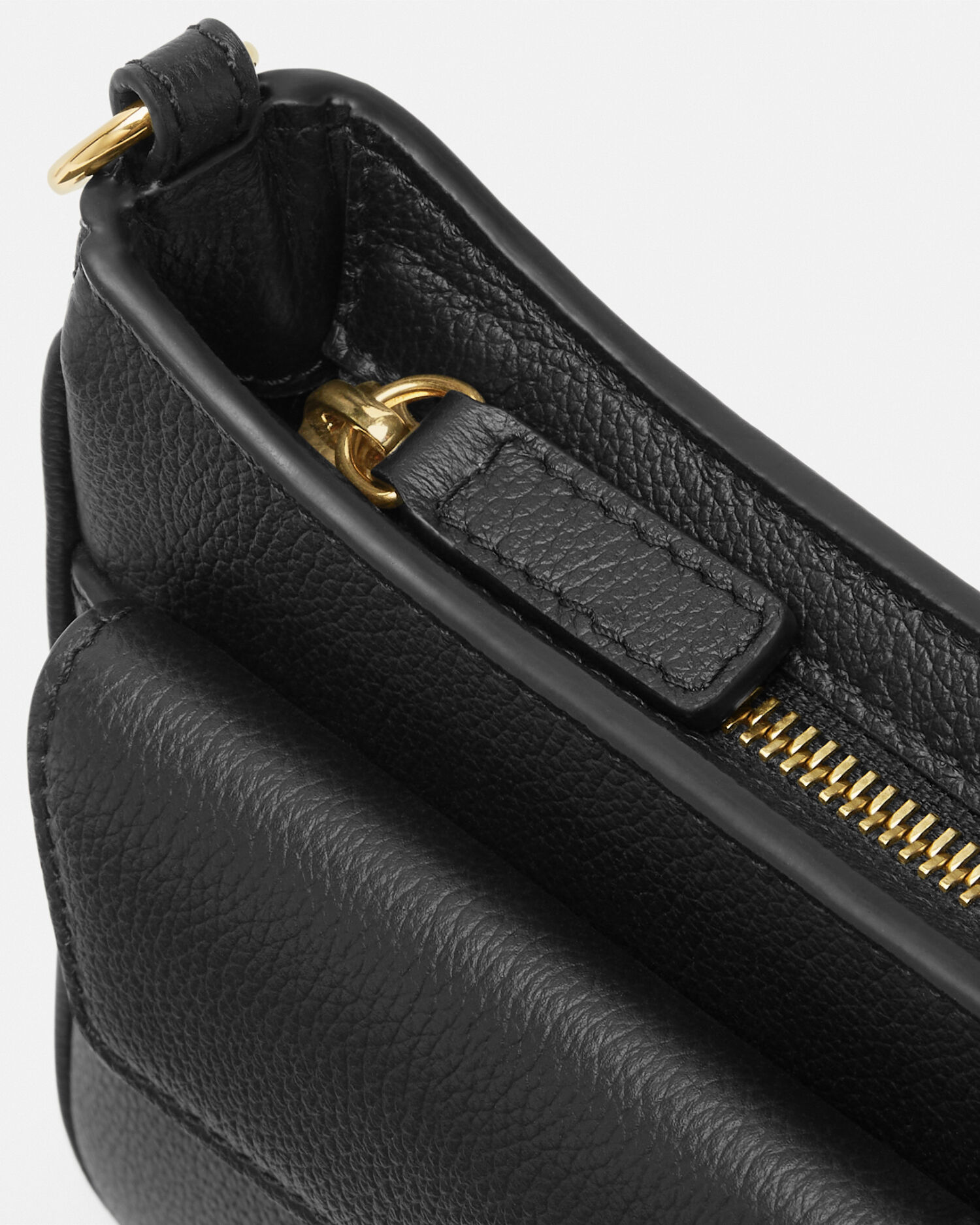 La Medusa Leather Mini Bag Black,Gold | VERSACE US