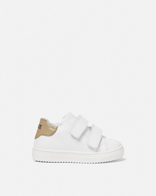 Versace Baby zapatillas Blanco+Oro 1