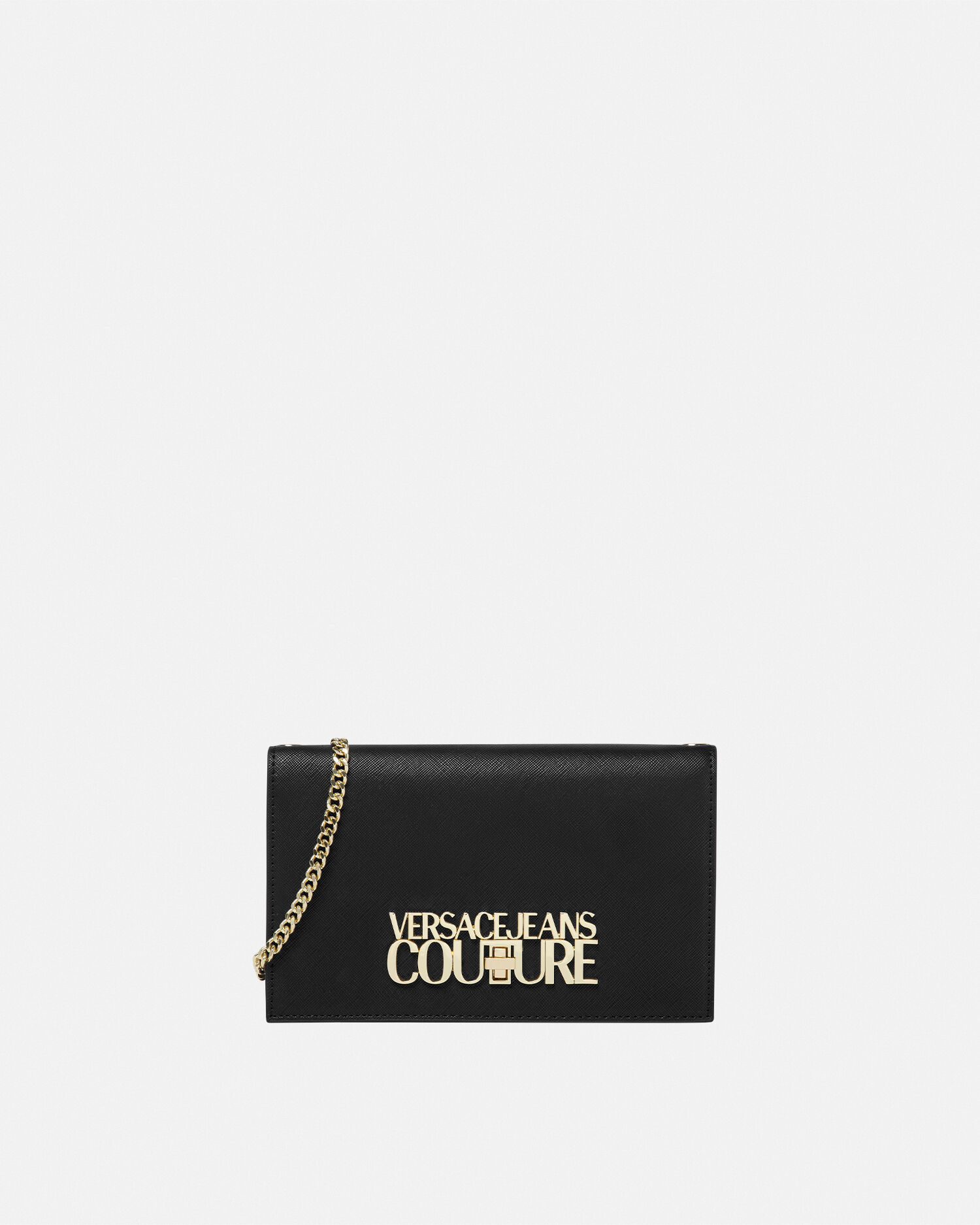 Versace Logo Lock Clutch VERSACE