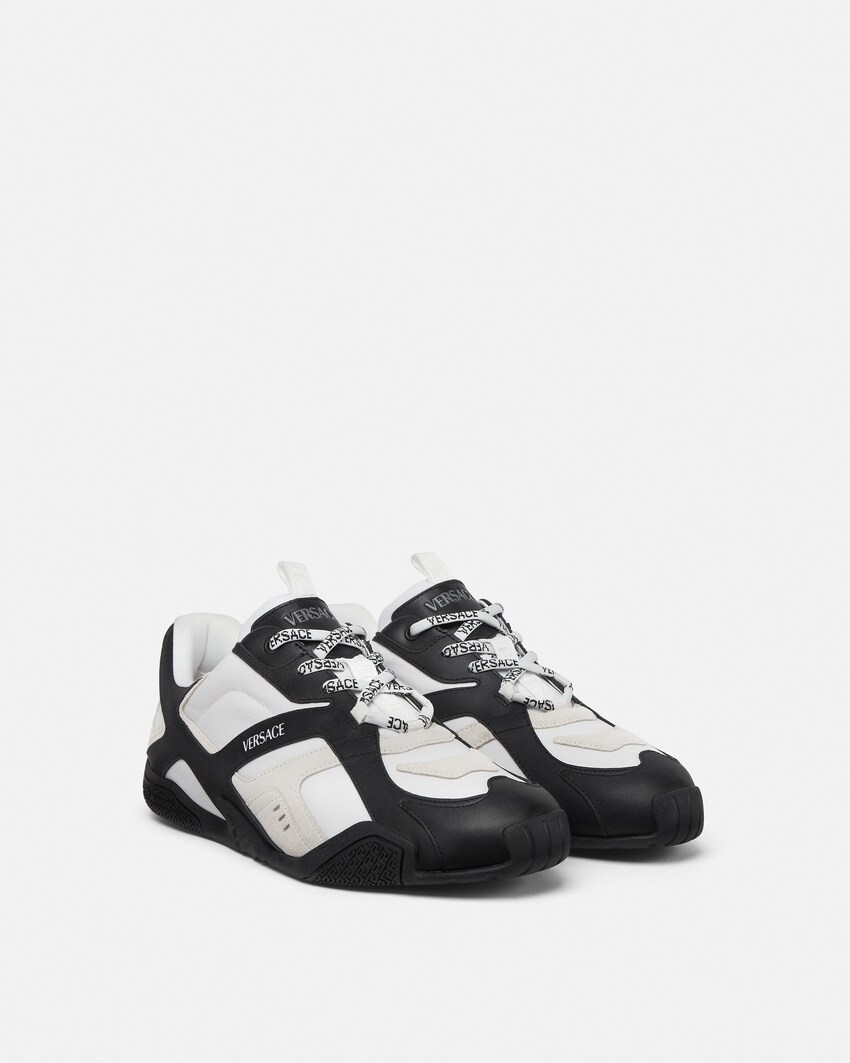 Galaxia Leather Sneakers Black+White 2