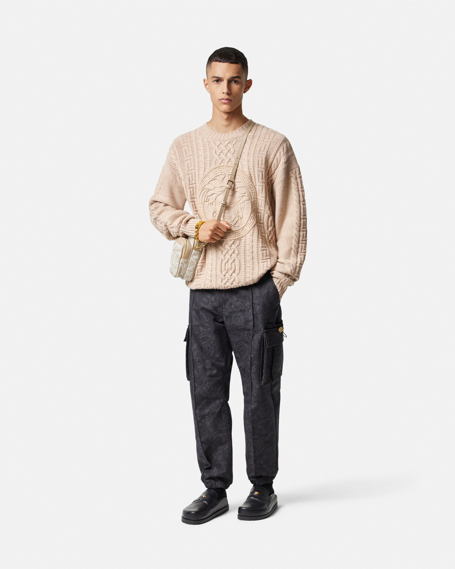 Pantaloni versace barocco clearance