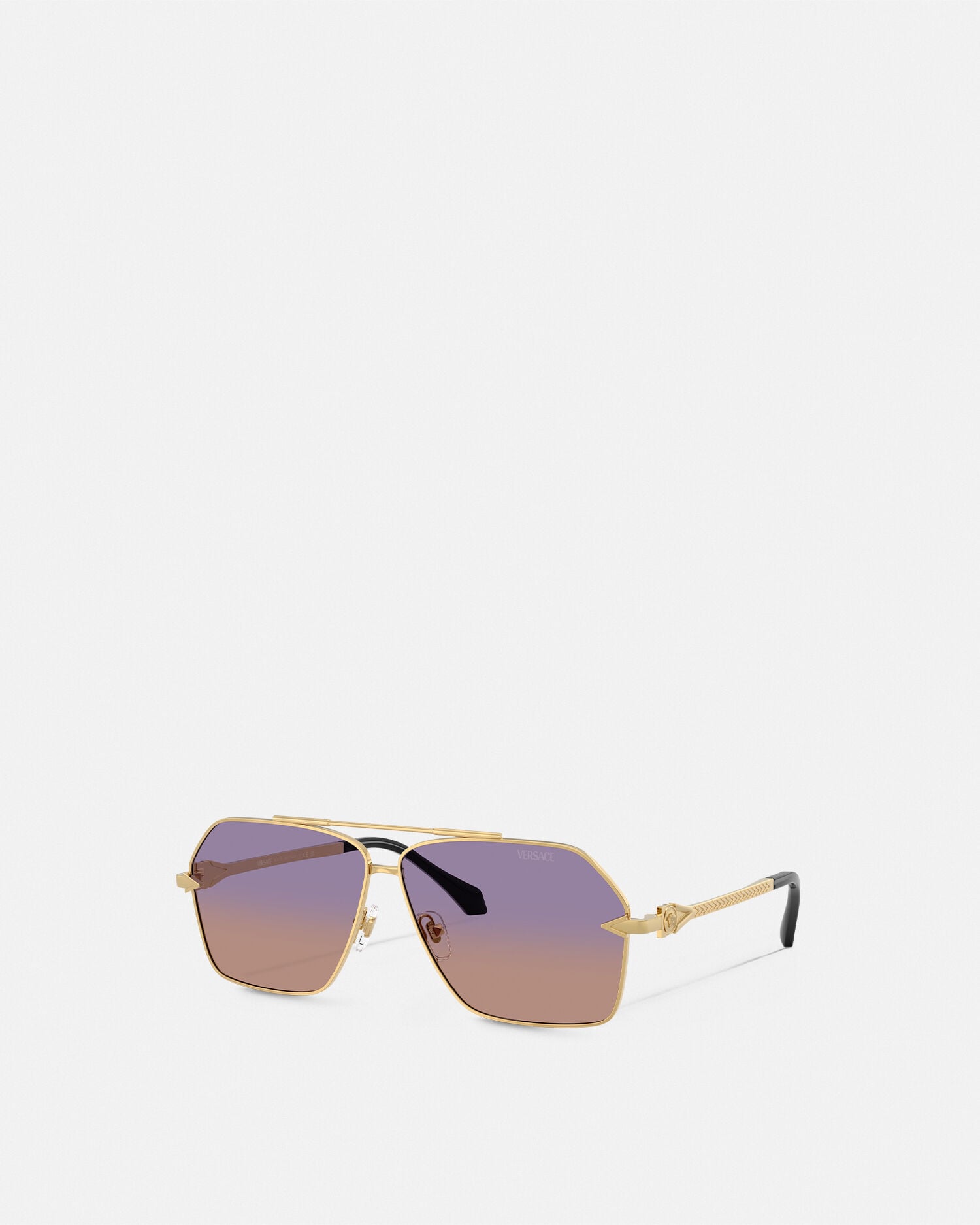 Avanti Navigator Sunglasses Gold,Pink | VERSACE US