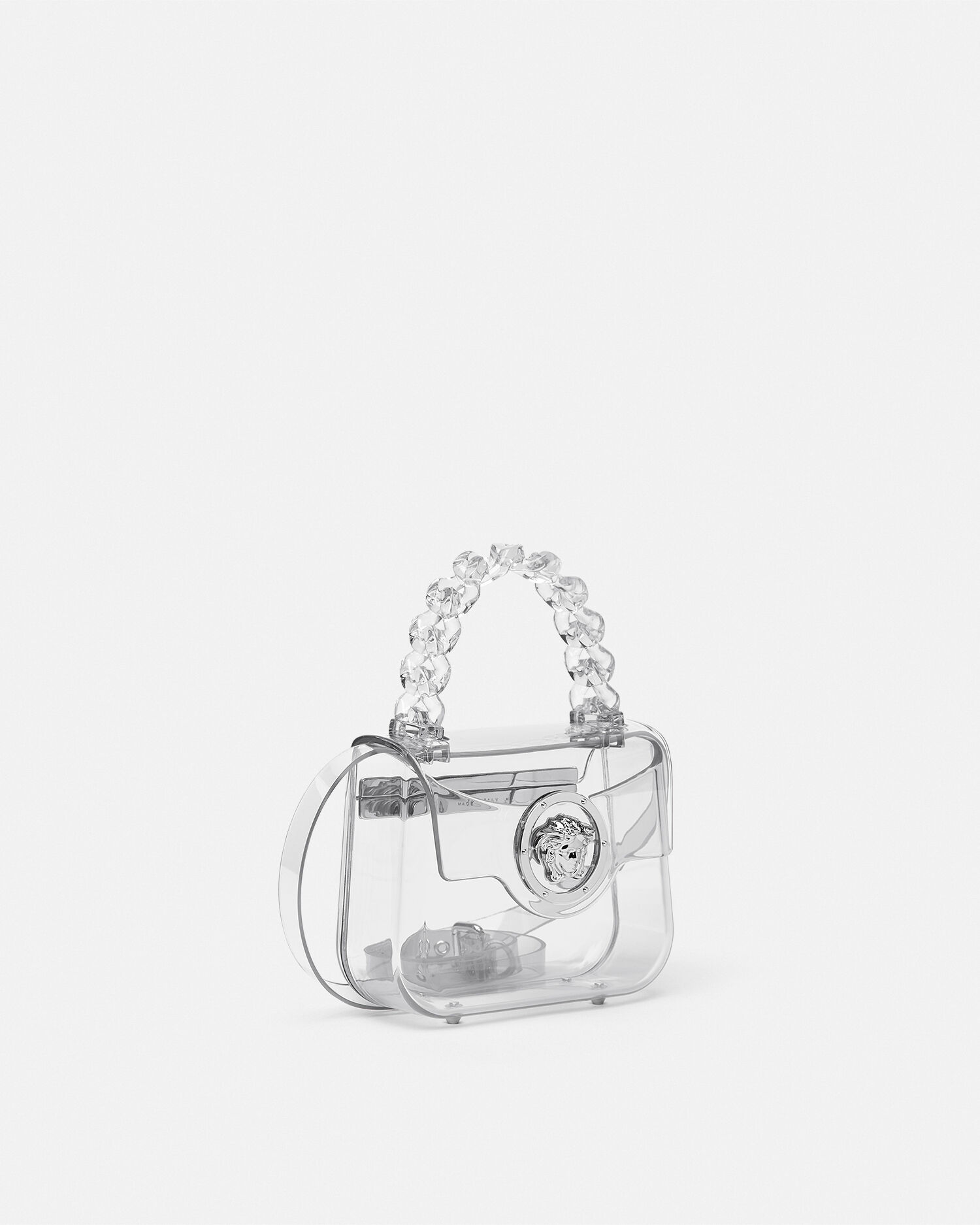 Versace deals clear purse