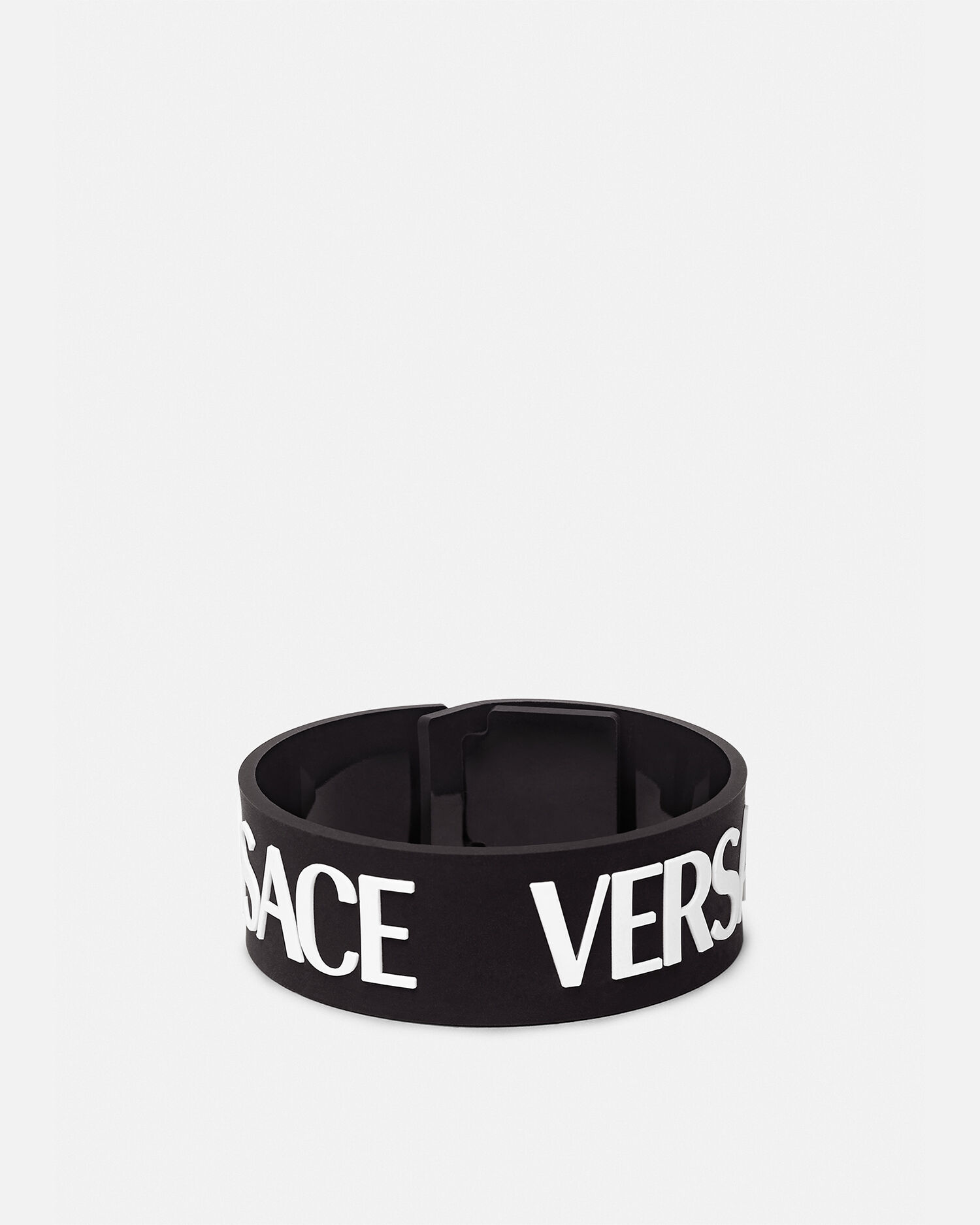 Versace Logo Kids Bracelet Black | VERSACE US