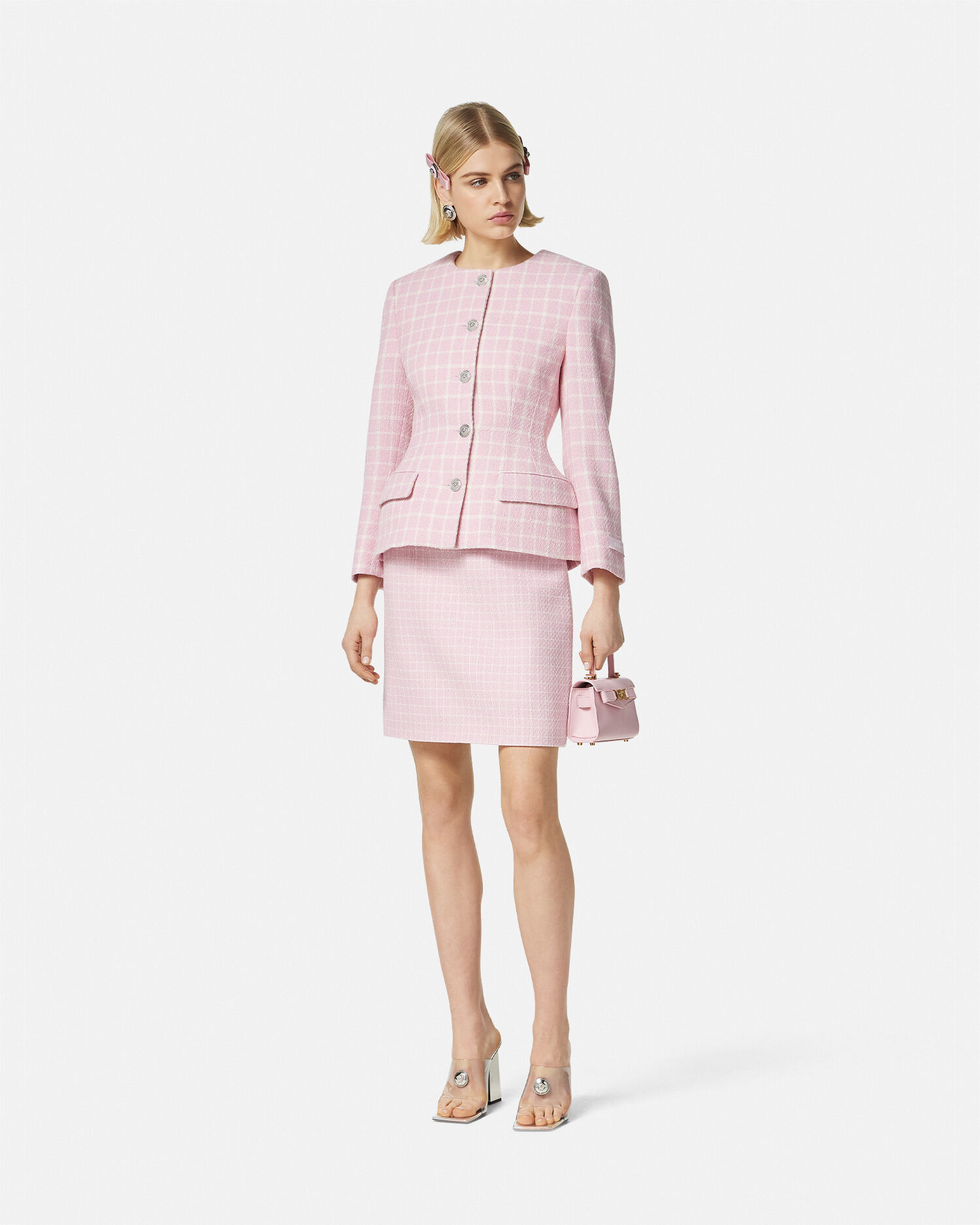 Versace pink blazer hotsell