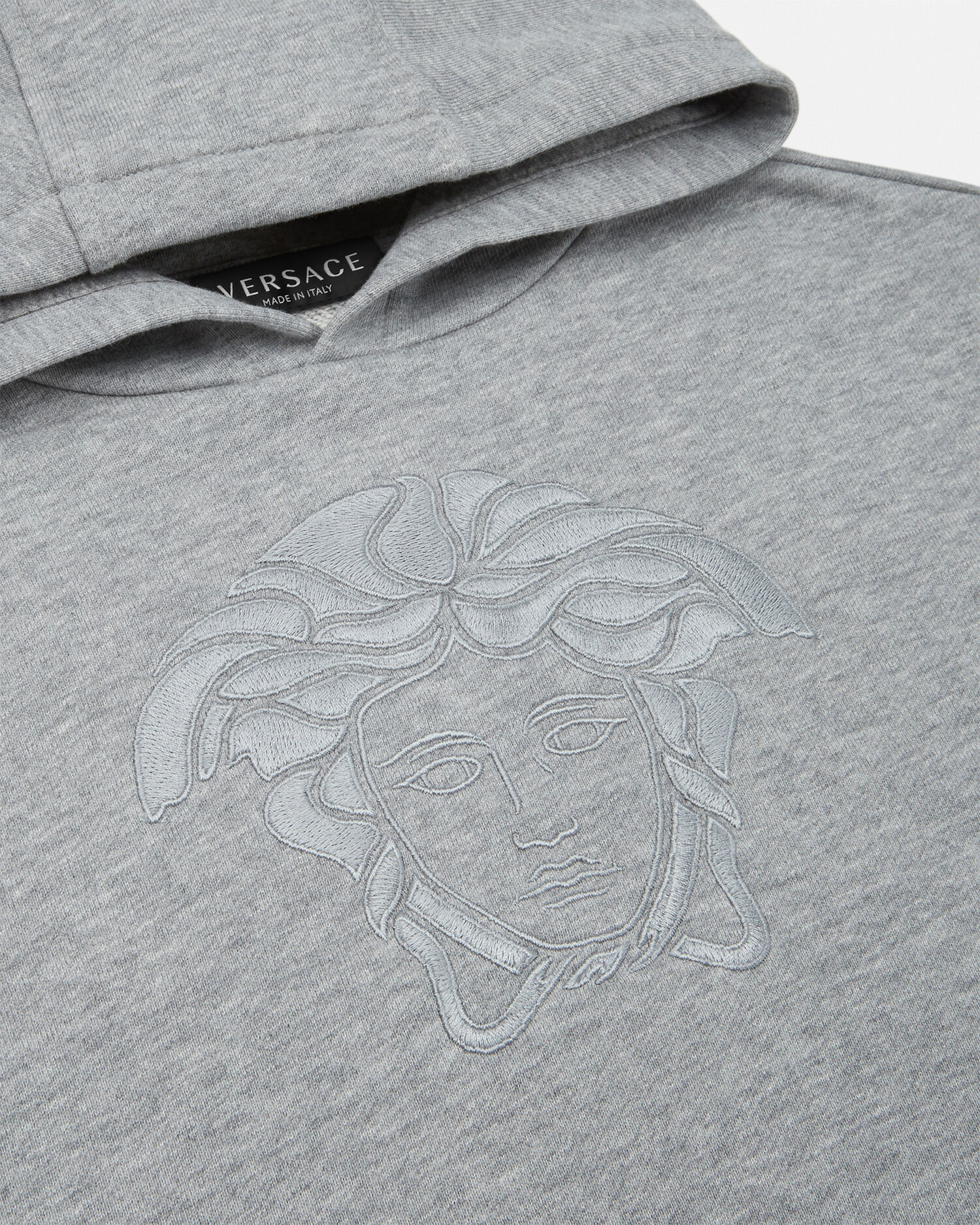 Versace Felpa con cappuccio Kids e ricamo Medusa VERSACE