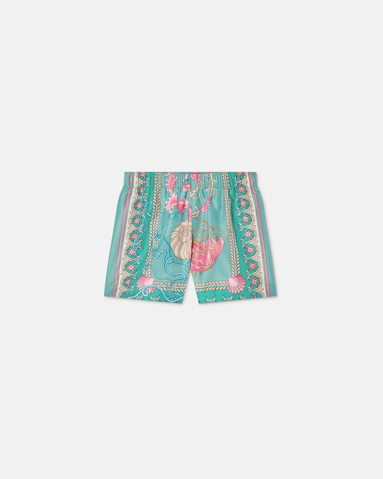 希少 絶版品 リヤドロ Verano In Fantil Summer Printed swim shorts in microfiber. Mid-length leg. Orange
