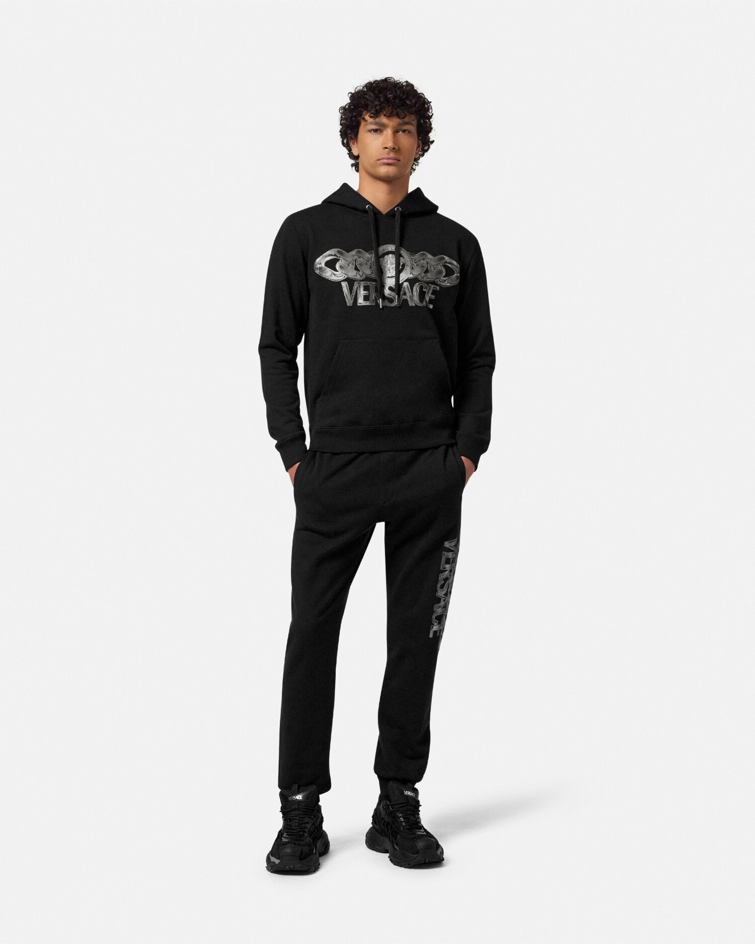 Versace hoodie medusa top