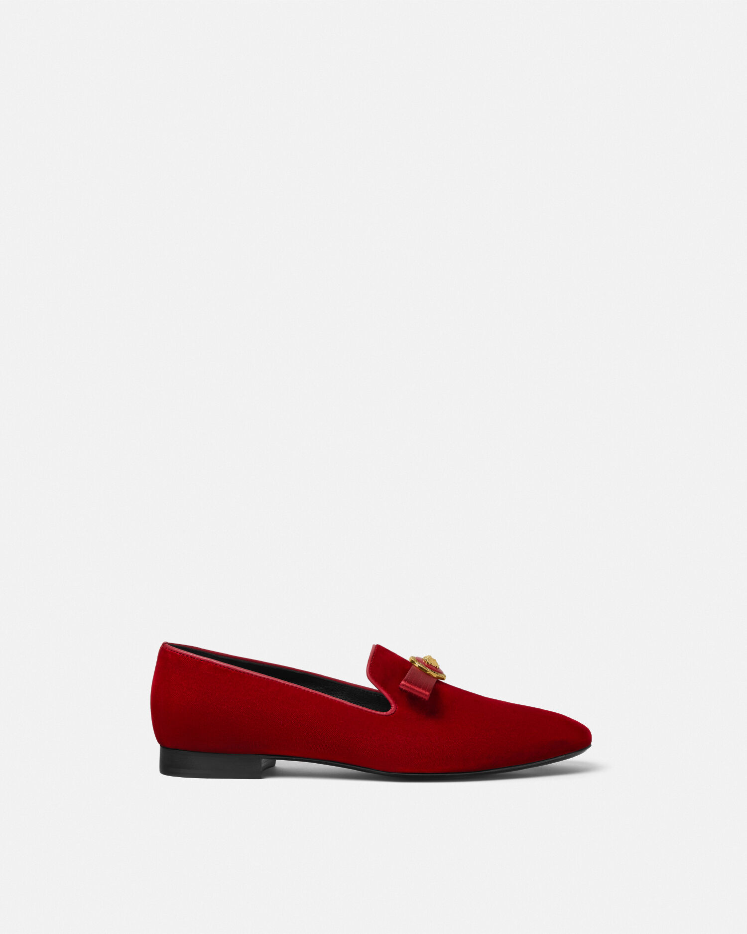 Versace loafers red top