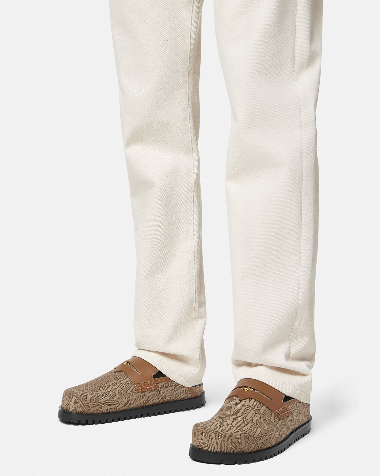 Versace Versace Allover Medusa Mules for Men Online Store EU