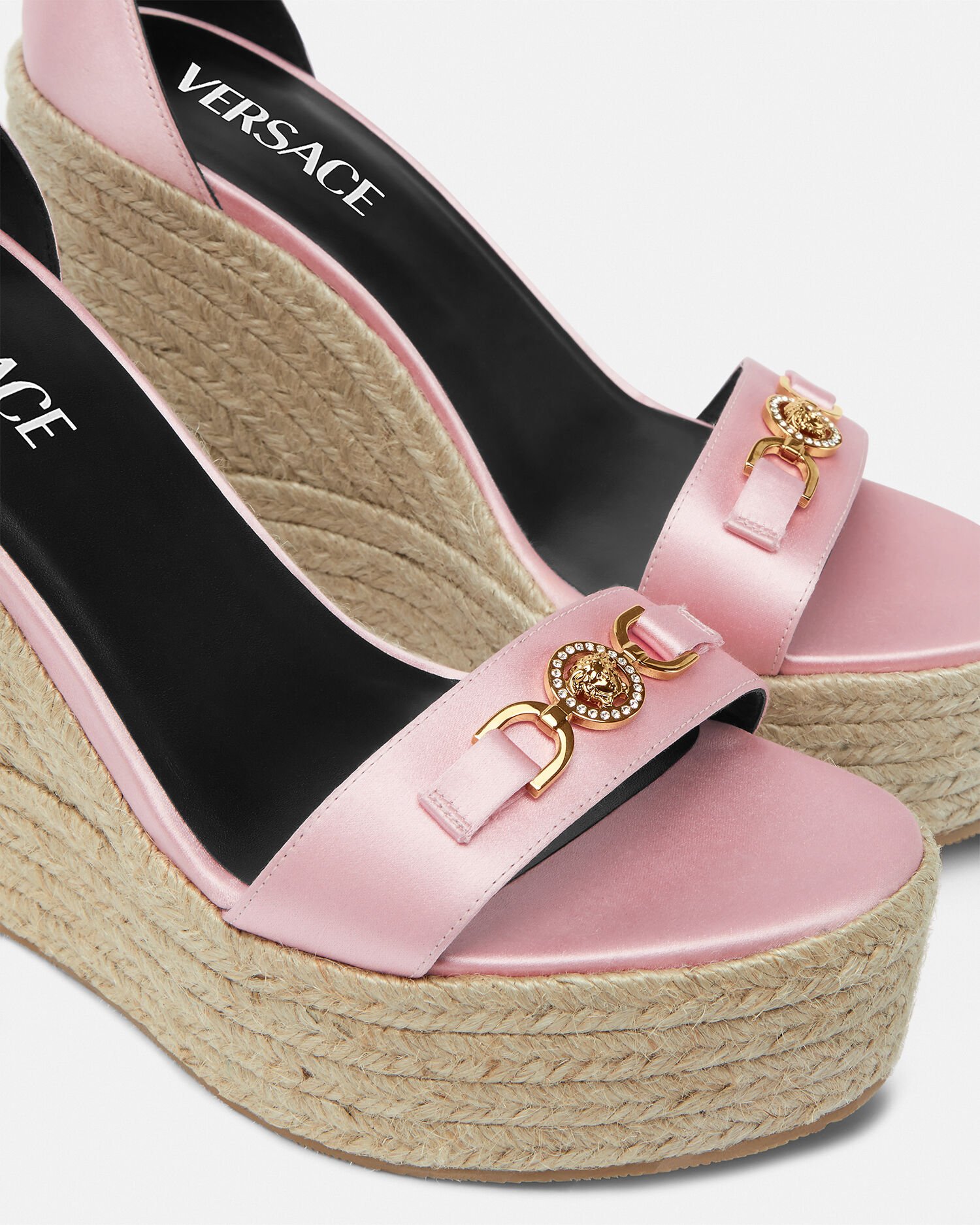 Versace wedges shoes hot sale
