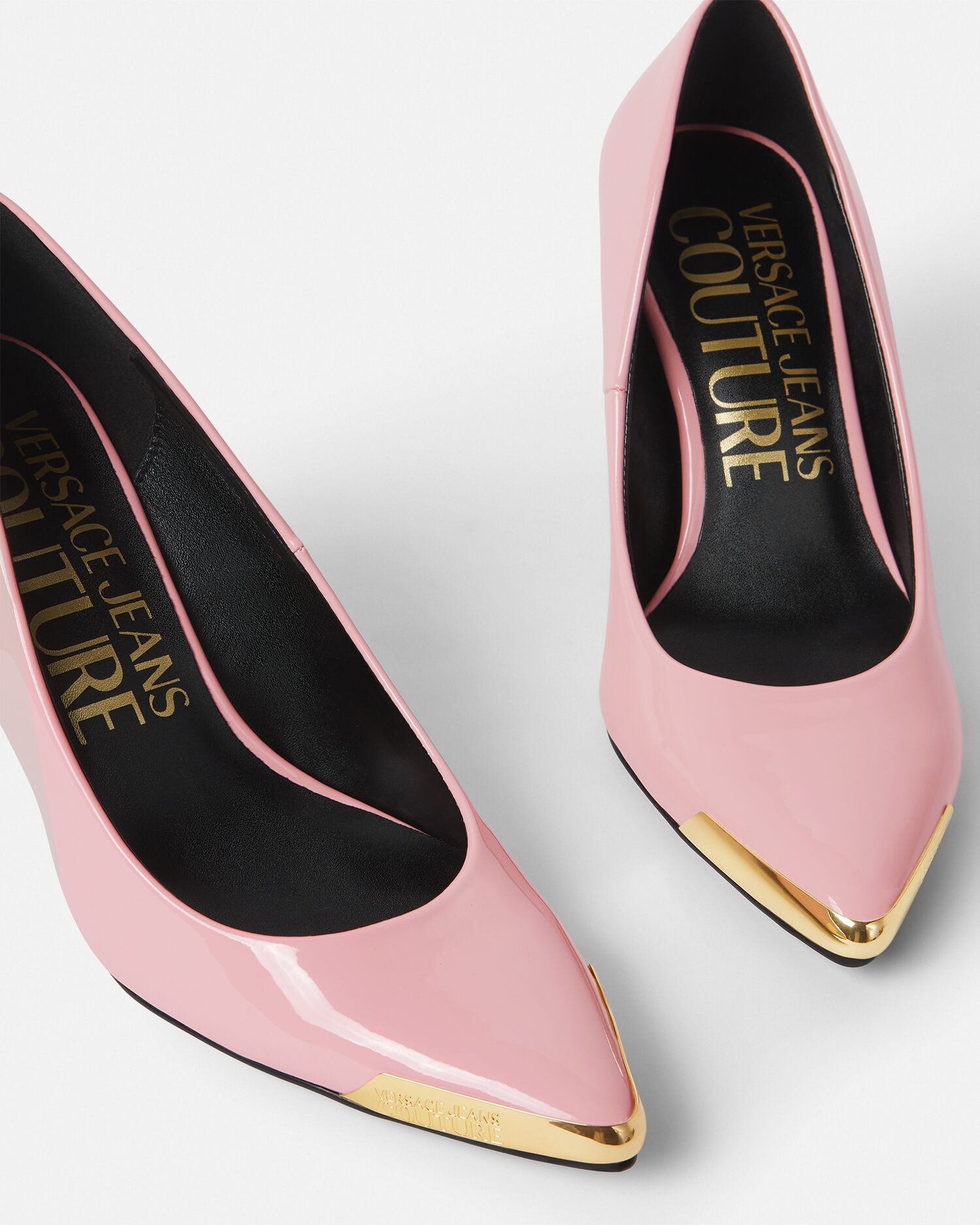 Scarlett Patent Pumps Pink | VERSACE US Scarlett Patent Pumps Pink | VERSACE US